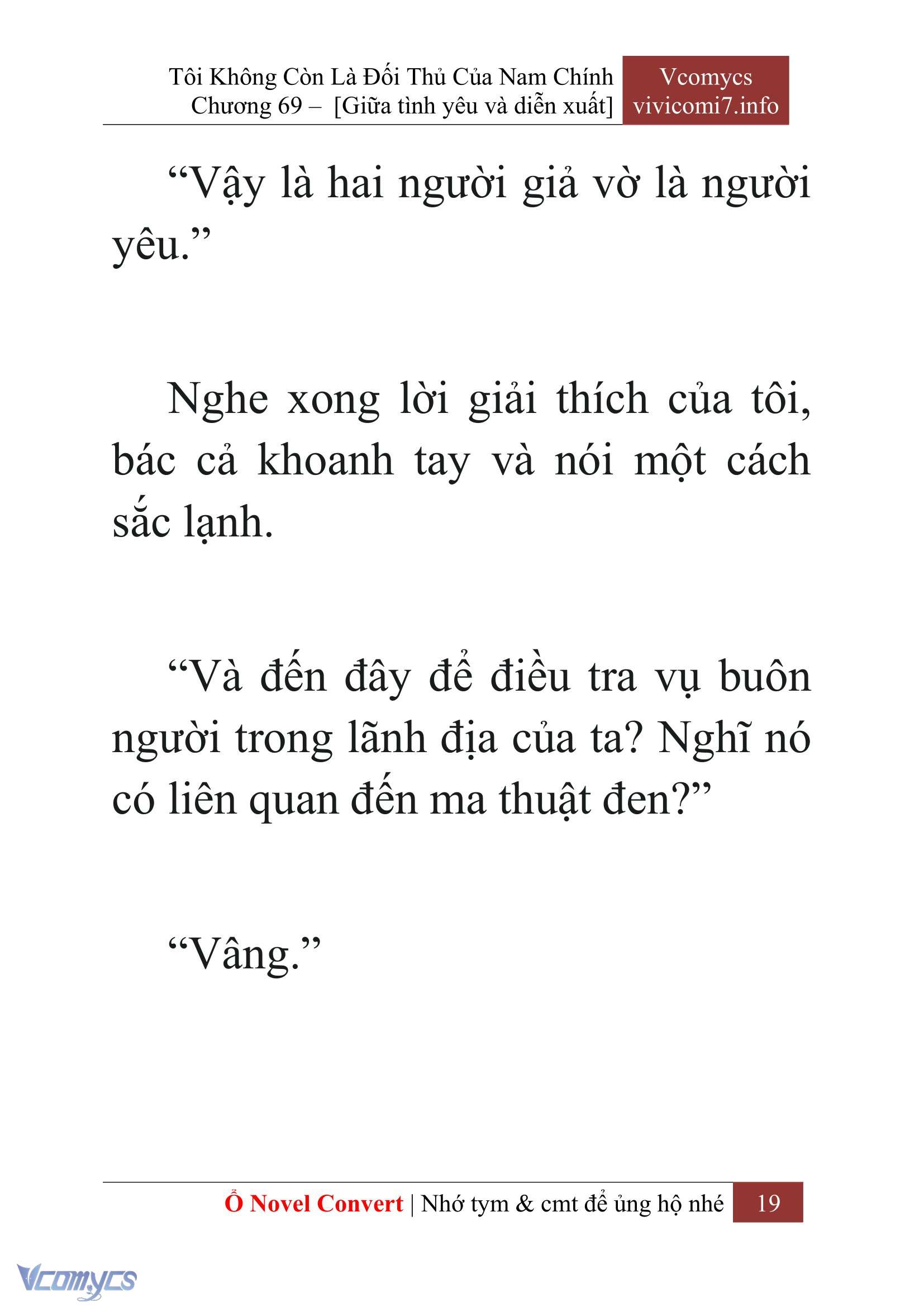 [Novel] Tôi Không Còn Là Đối Thủ Của Nam Chính Chapter  69 - 21