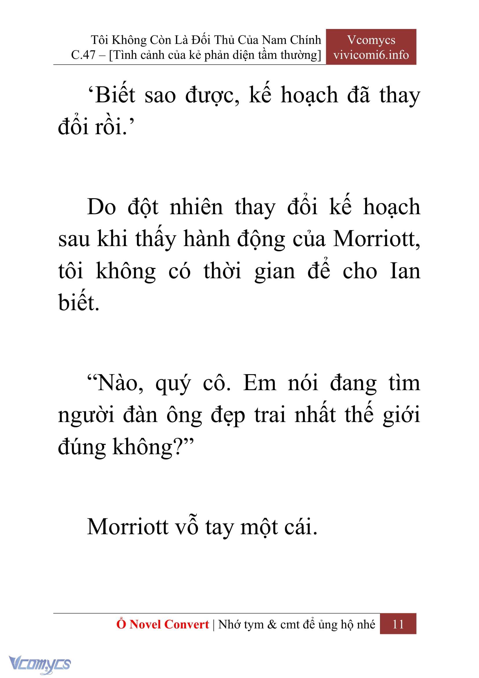 [Novel] Tôi Không Còn Là Đối Thủ Của Nam Chính Chapter  47 - 13