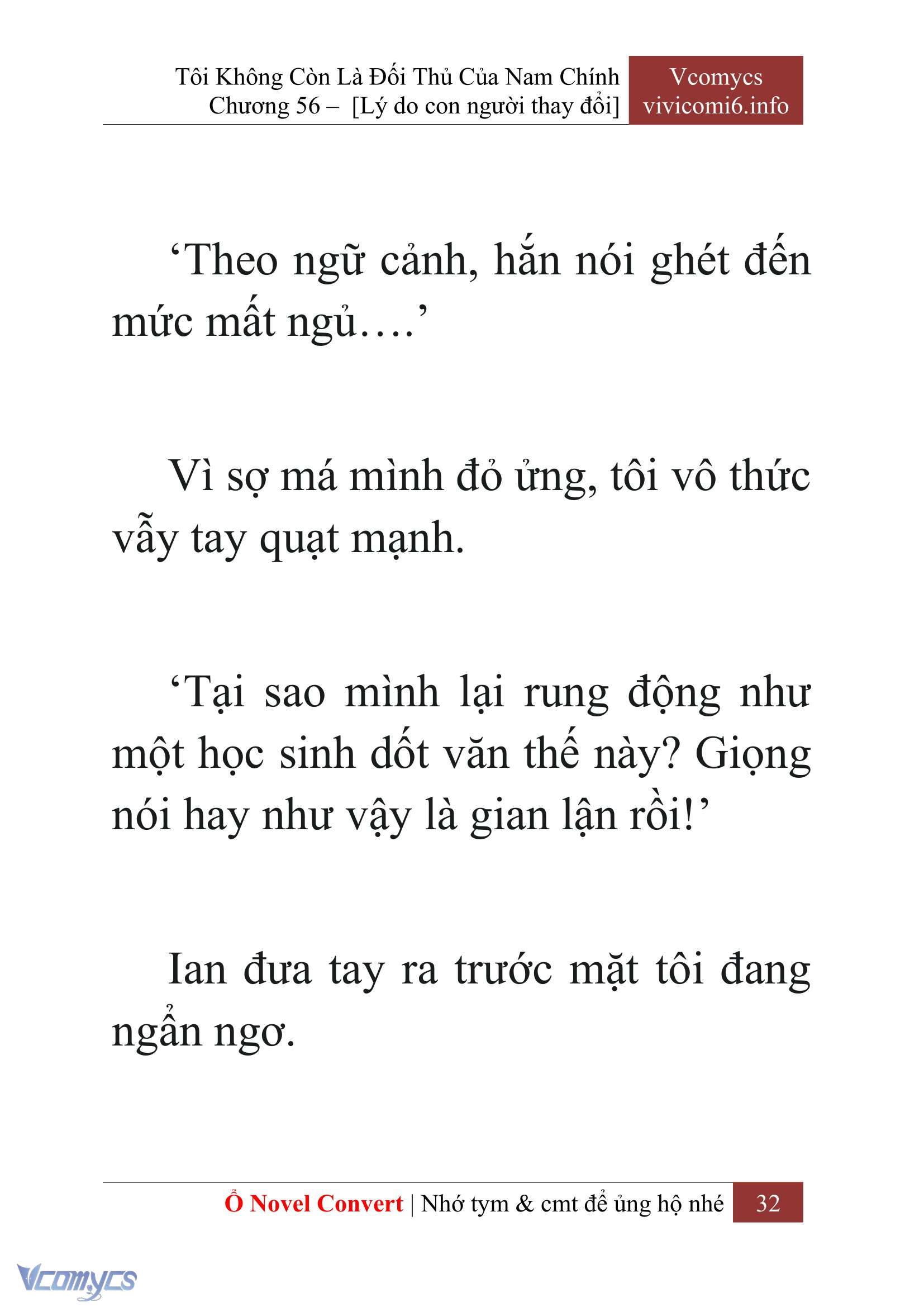 [Novel] Tôi Không Còn Là Đối Thủ Của Nam Chính Chapter  56 - 34