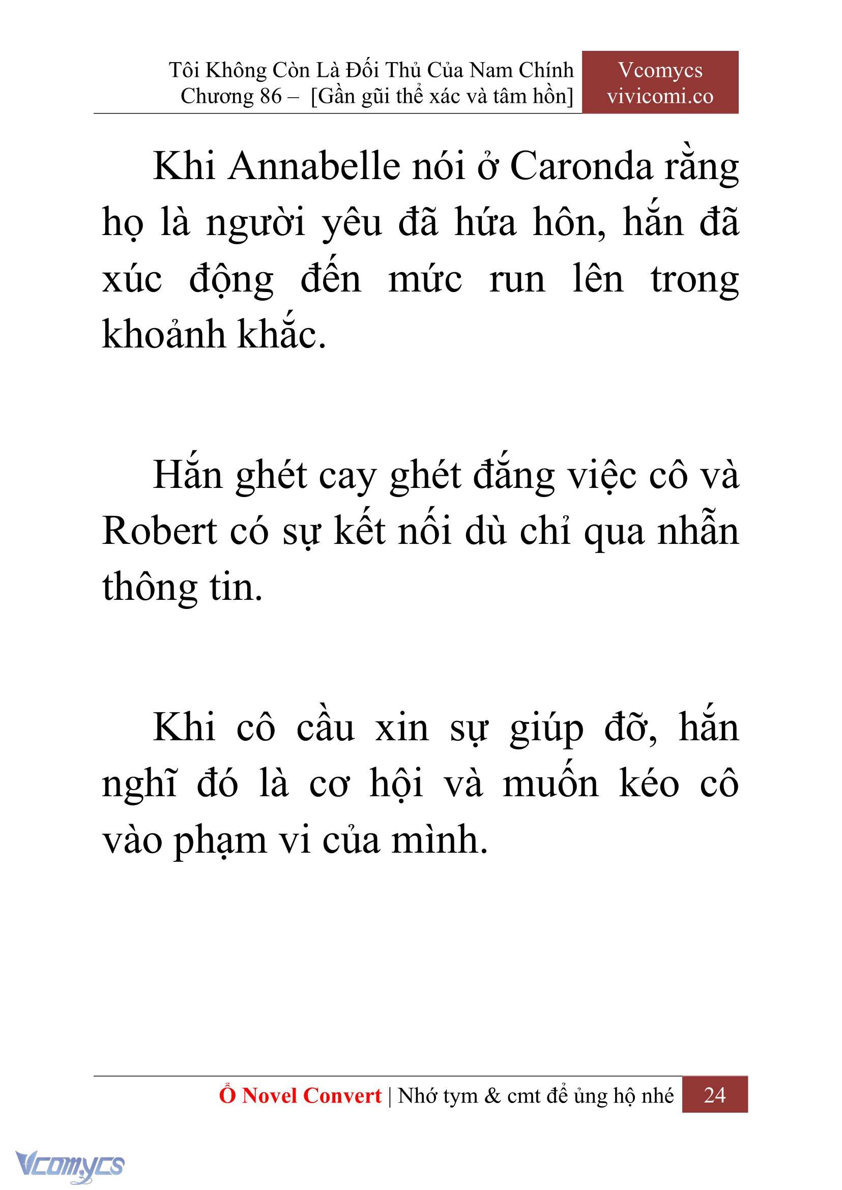 [Novel] Tôi Không Còn Là Đối Thủ Của Nam Chính Chapter  86 - 26