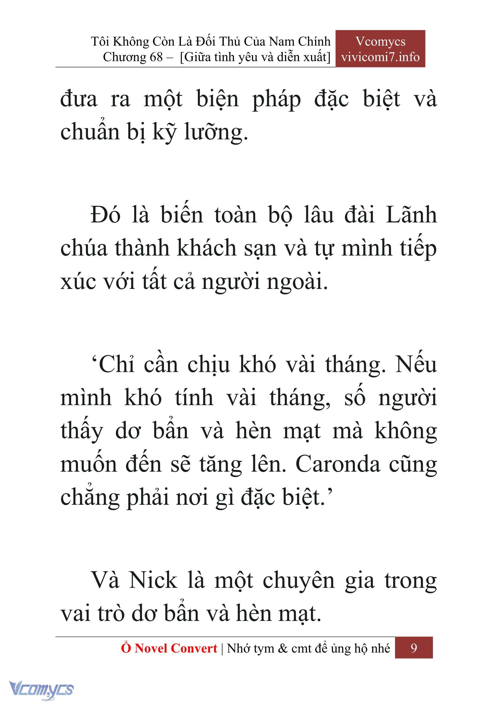 [Novel] Tôi Không Còn Là Đối Thủ Của Nam Chính Chapter  68 - 11