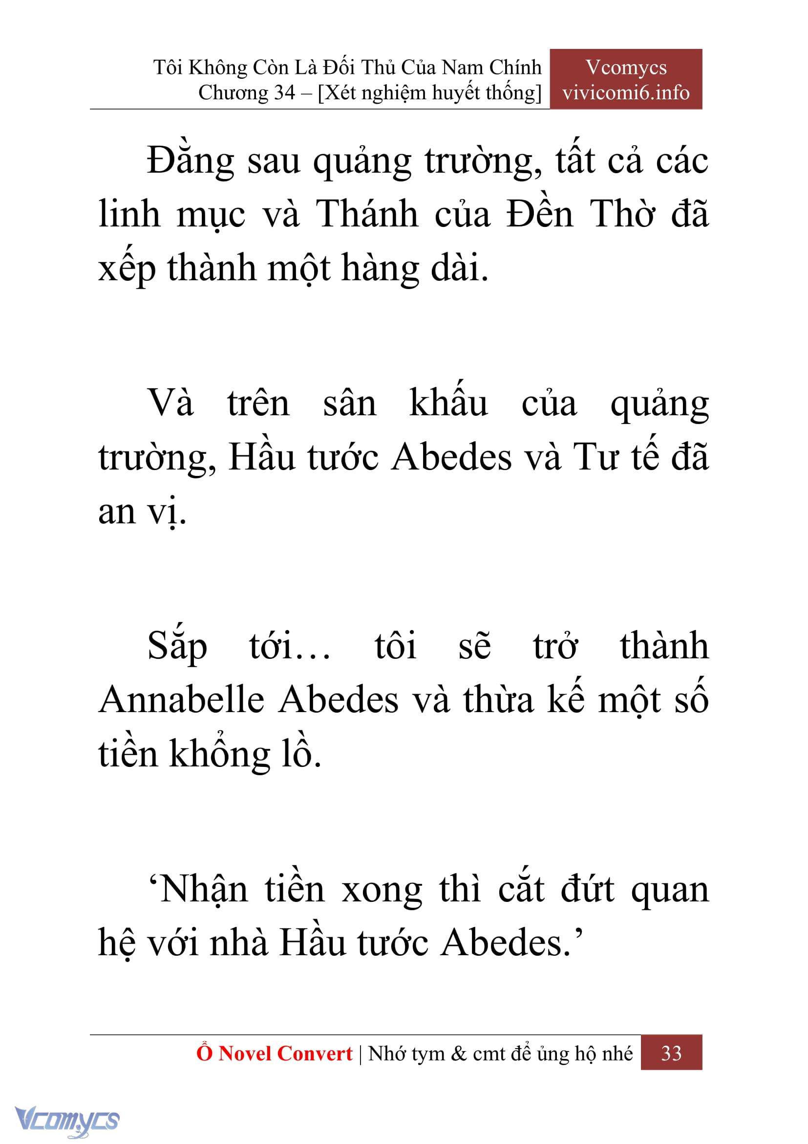 [Novel] Tôi Không Còn Là Đối Thủ Của Nam Chính Chapter  34 - 35