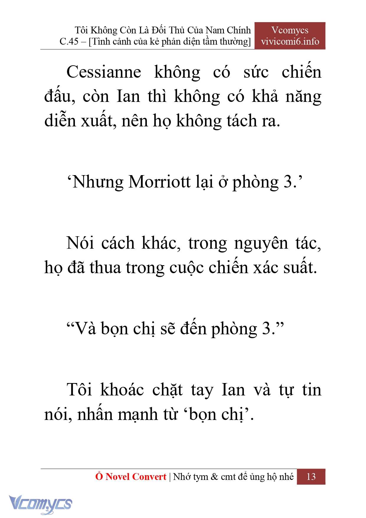 [Novel] Tôi Không Còn Là Đối Thủ Của Nam Chính Chapter  45 - 15