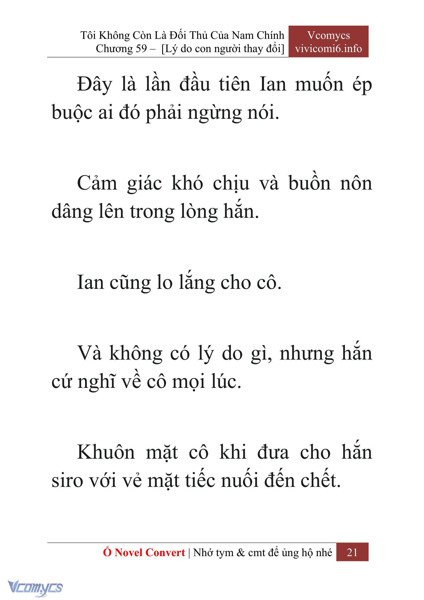 [Novel] Tôi Không Còn Là Đối Thủ Của Nam Chính Chapter  59 - 23