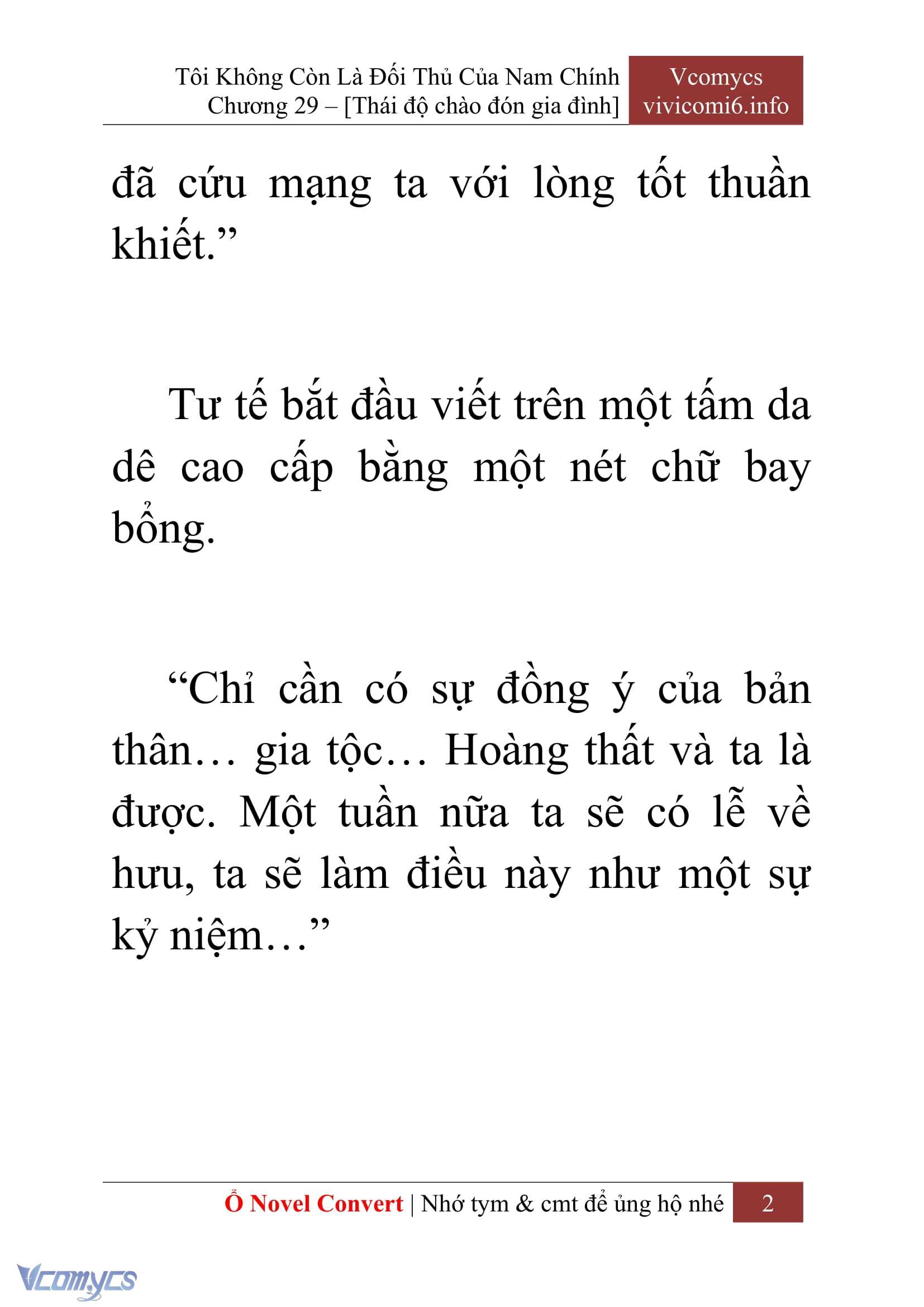 [Novel] Tôi Không Còn Là Đối Thủ Của Nam Chính Chapter  29 - 4