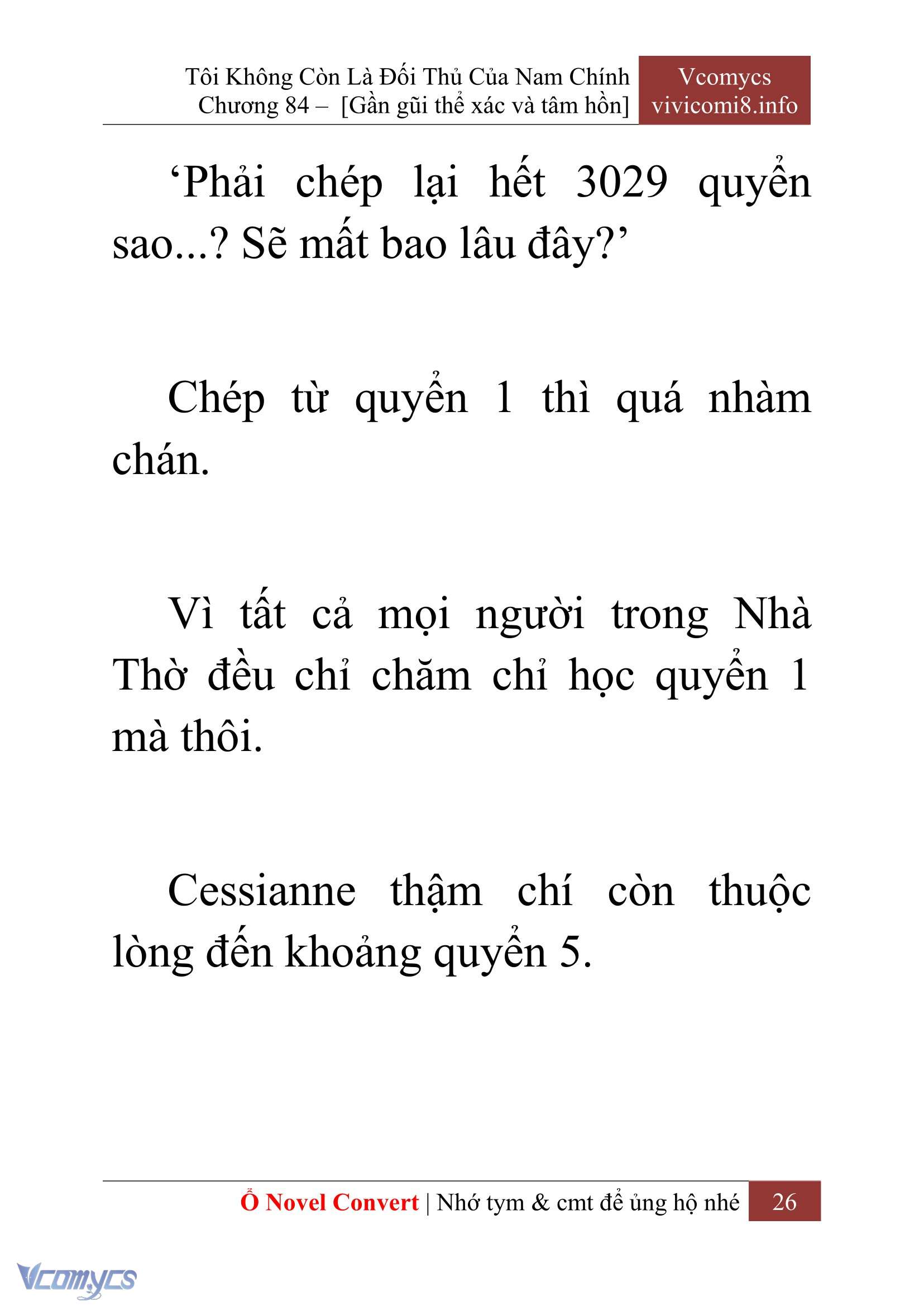 [Novel] Tôi Không Còn Là Đối Thủ Của Nam Chính Chapter  84 - 28