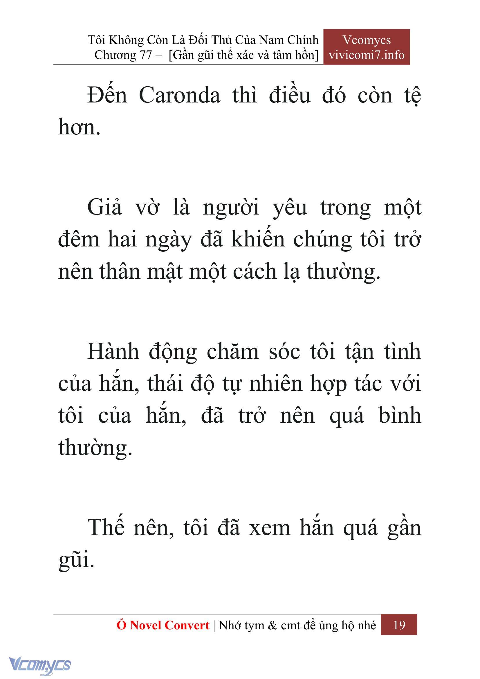 [Novel] Tôi Không Còn Là Đối Thủ Của Nam Chính Chapter  77 - 21