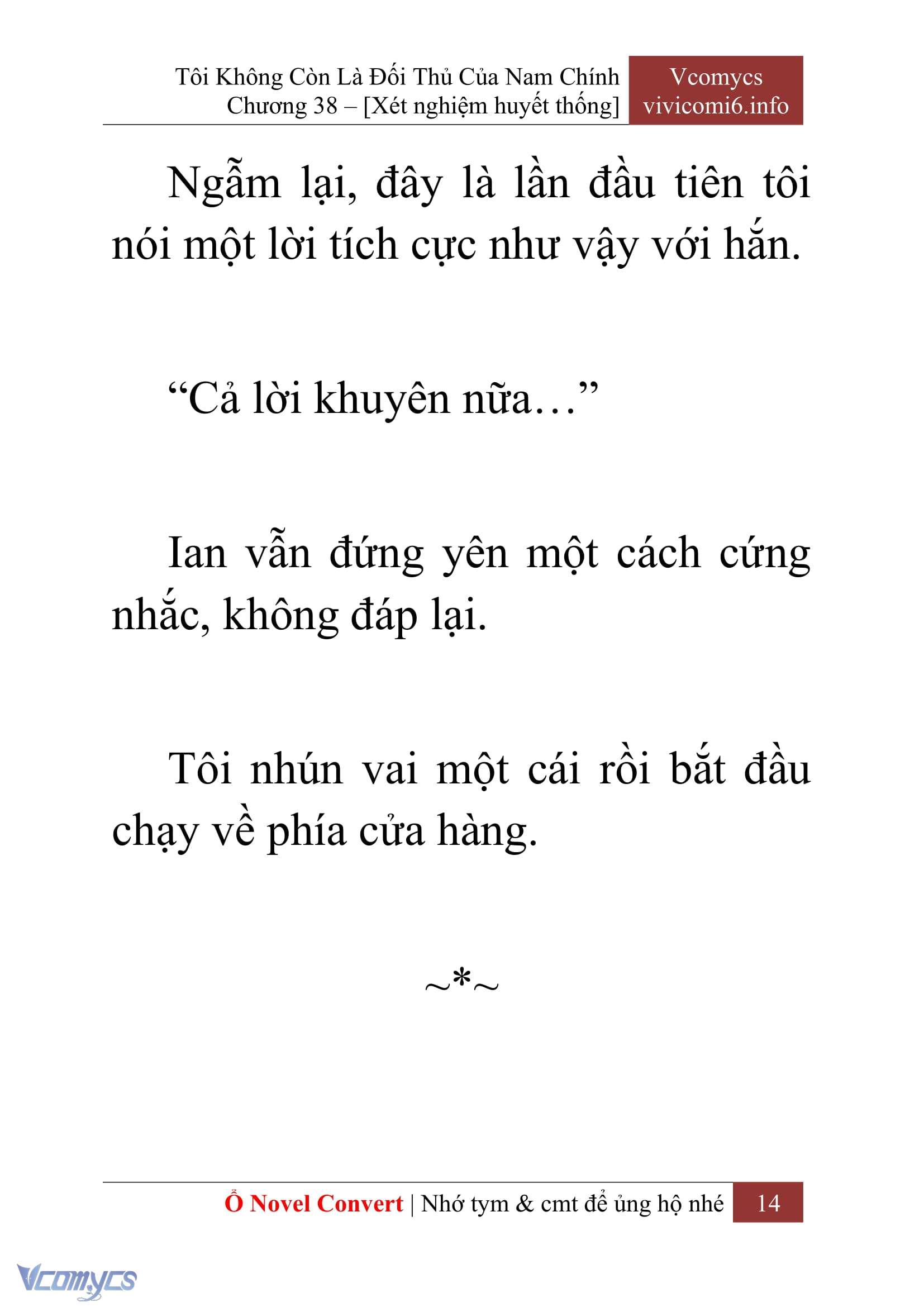 [Novel] Tôi Không Còn Là Đối Thủ Của Nam Chính Chapter  38 - 16