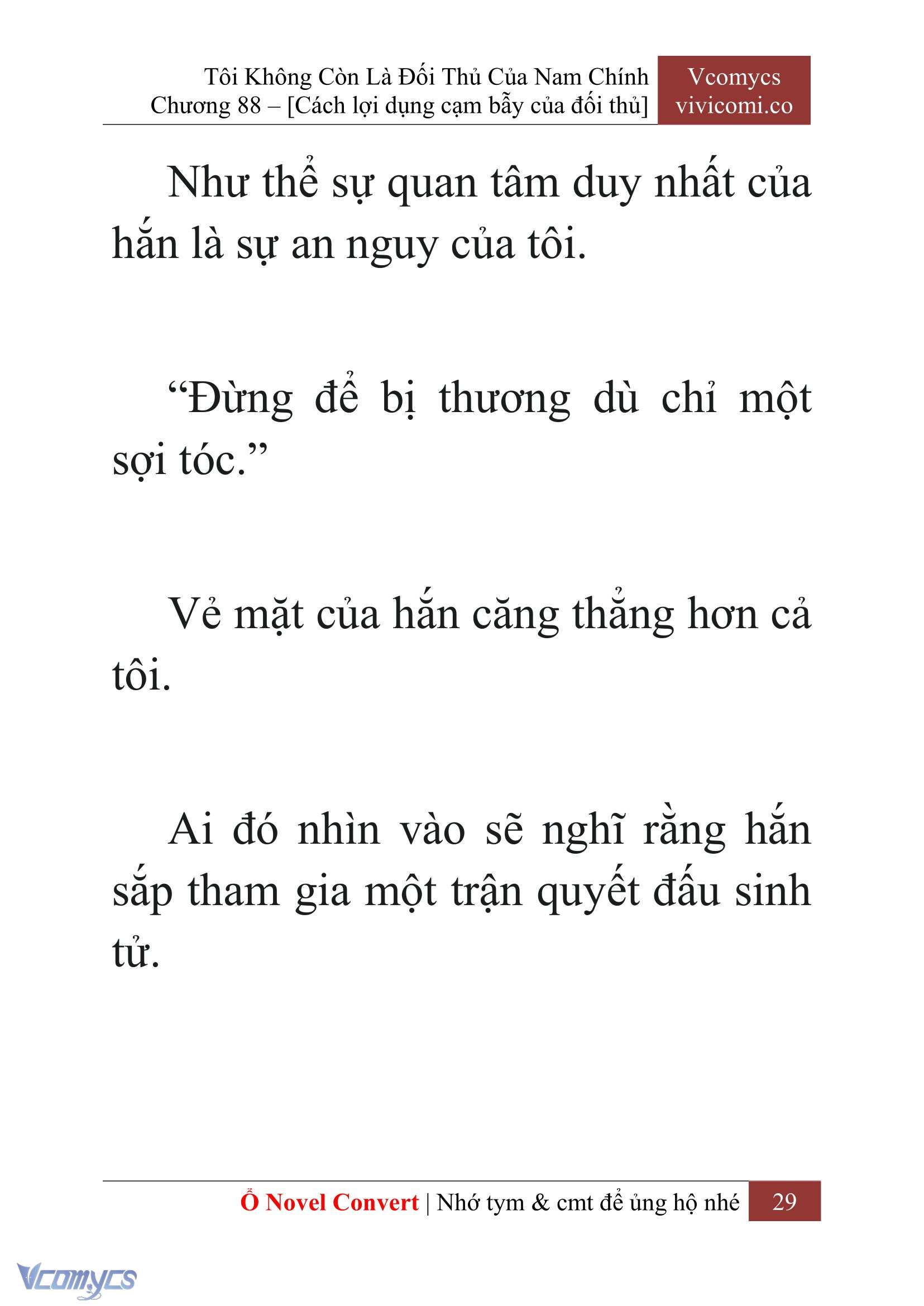 [Novel] Tôi Không Còn Là Đối Thủ Của Nam Chính Chapter  88 - 31