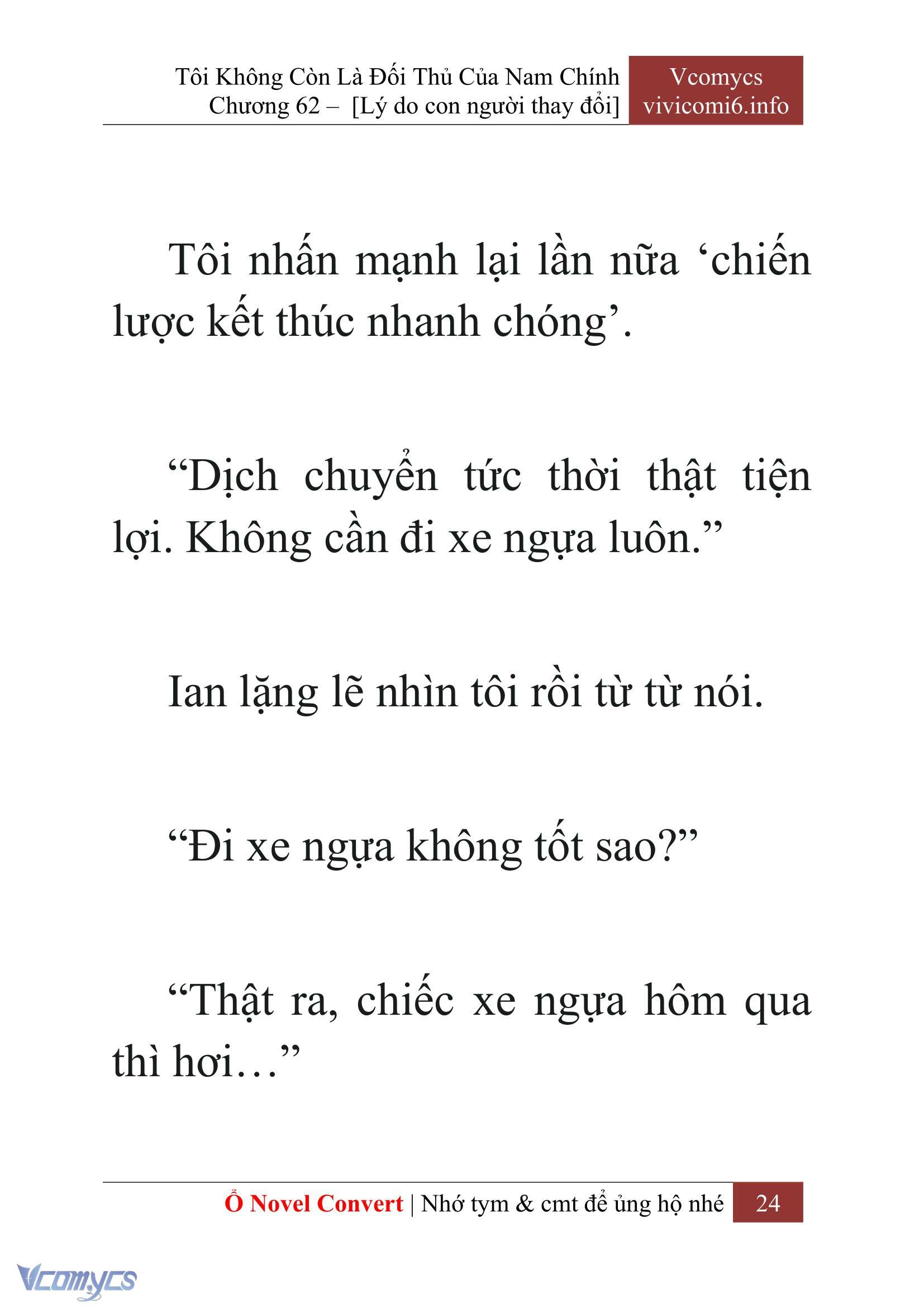 [Novel] Tôi Không Còn Là Đối Thủ Của Nam Chính Chapter  62 - 26