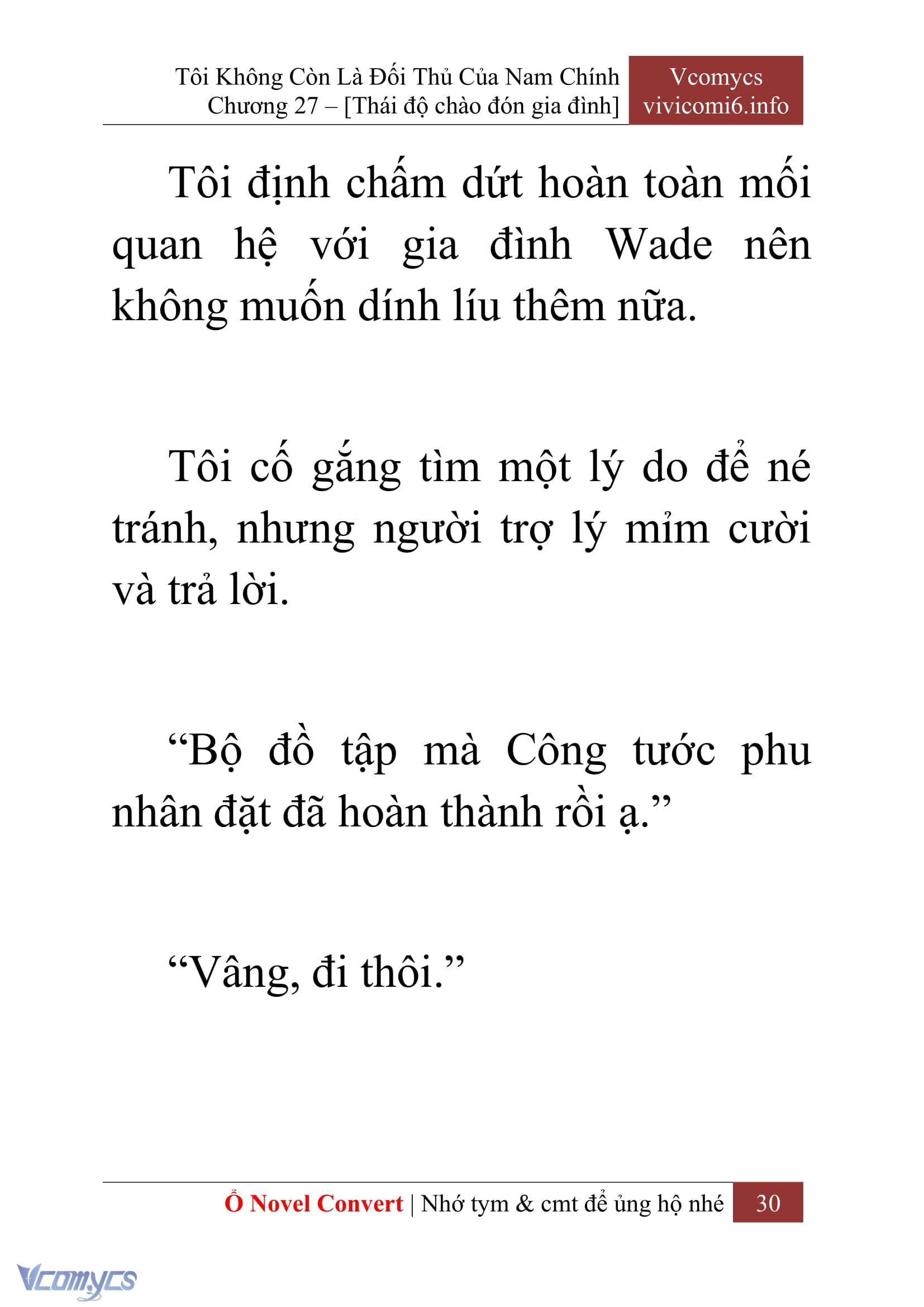 [Novel] Tôi Không Còn Là Đối Thủ Của Nam Chính Chapter  27 - 32