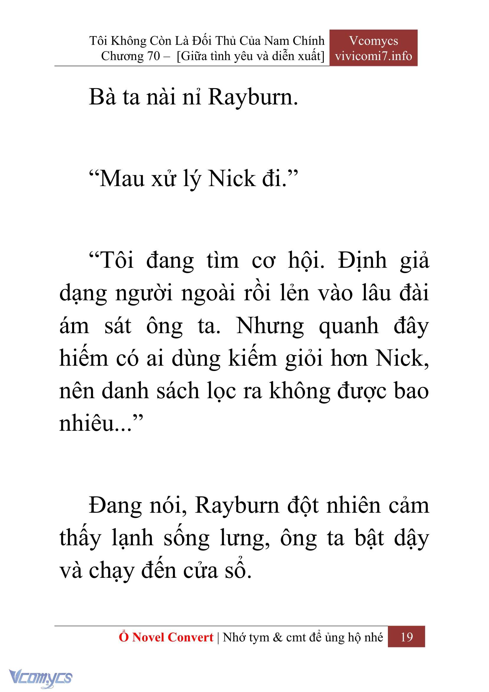[Novel] Tôi Không Còn Là Đối Thủ Của Nam Chính Chapter  70 - 21