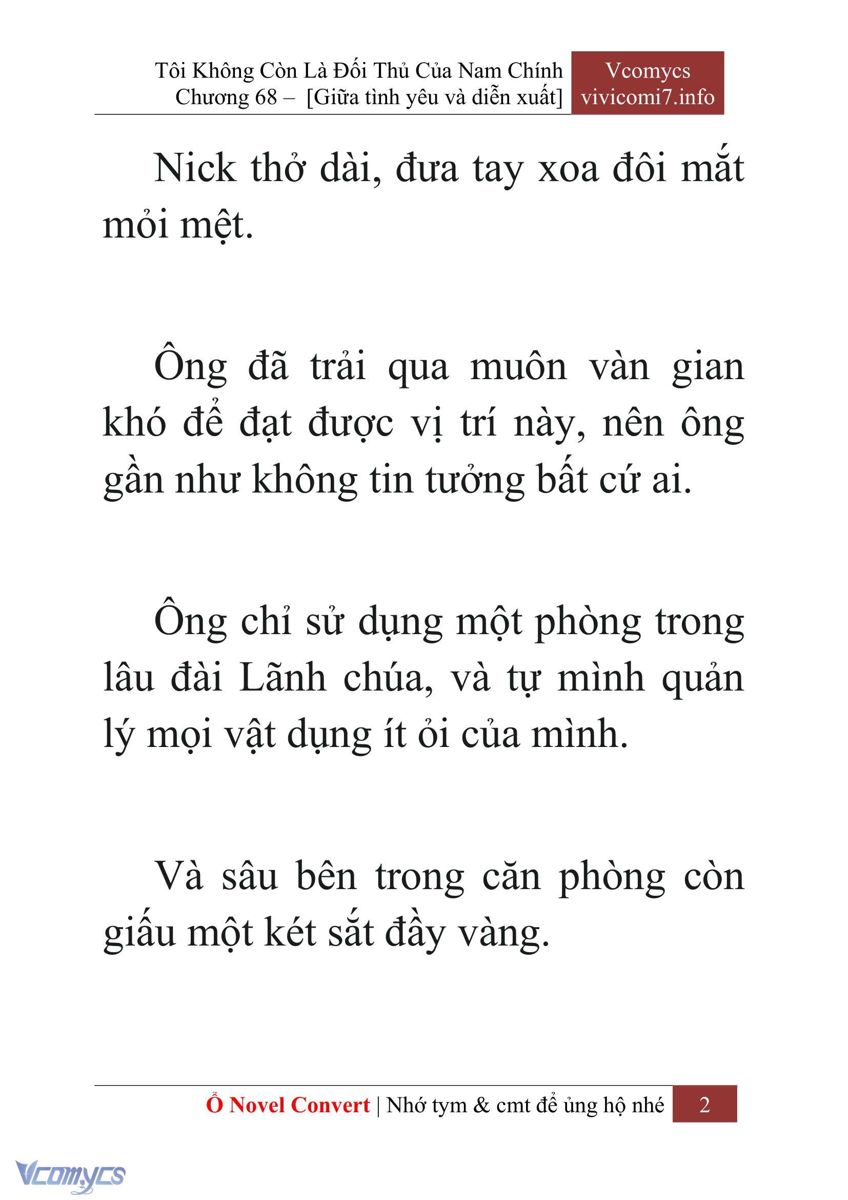 [Novel] Tôi Không Còn Là Đối Thủ Của Nam Chính Chapter  68 - 4