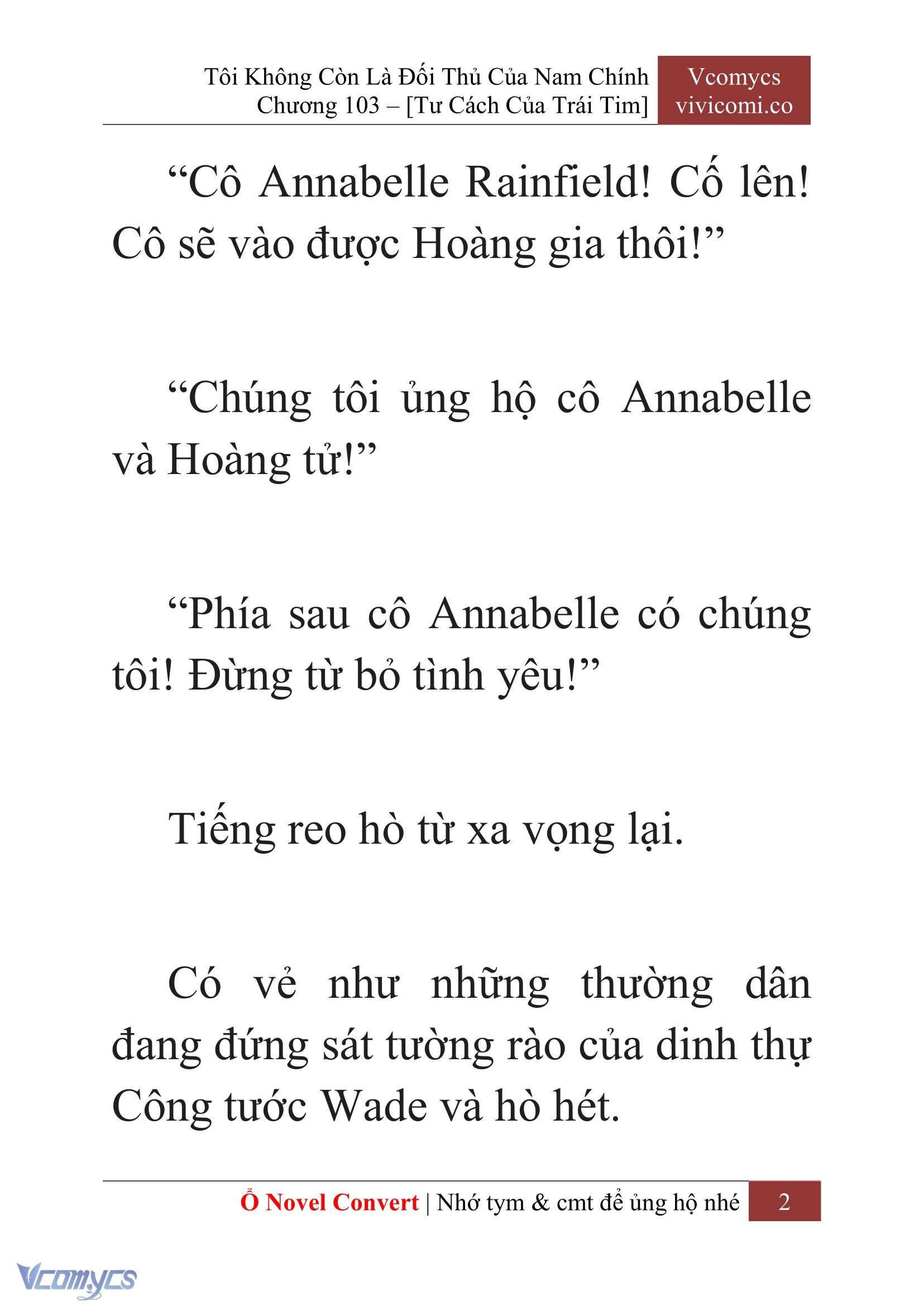 [Novel] Tôi Không Còn Là Đối Thủ Của Nam Chính Chapter  103 - 4