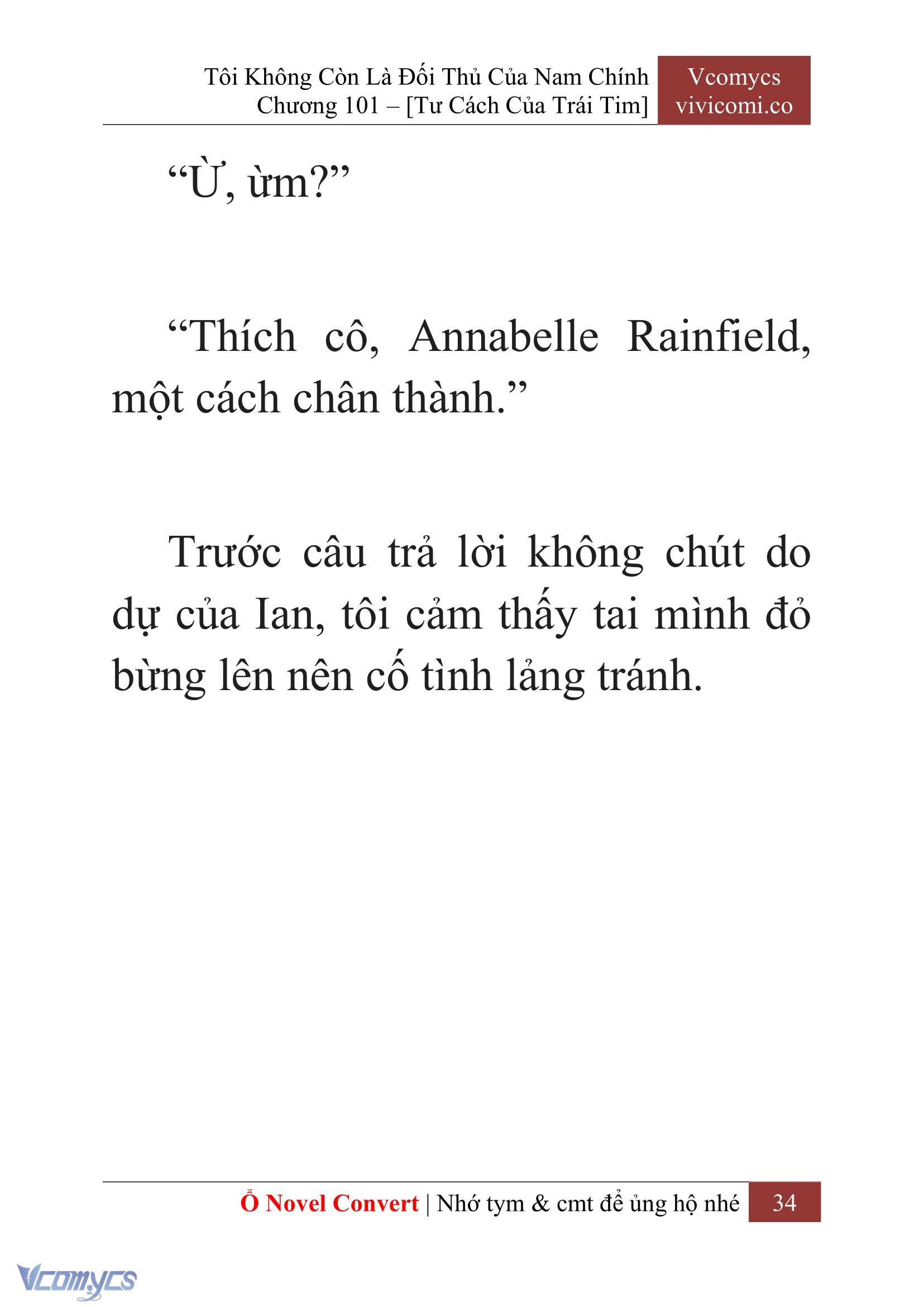 [Novel] Tôi Không Còn Là Đối Thủ Của Nam Chính Chapter  101 - 36