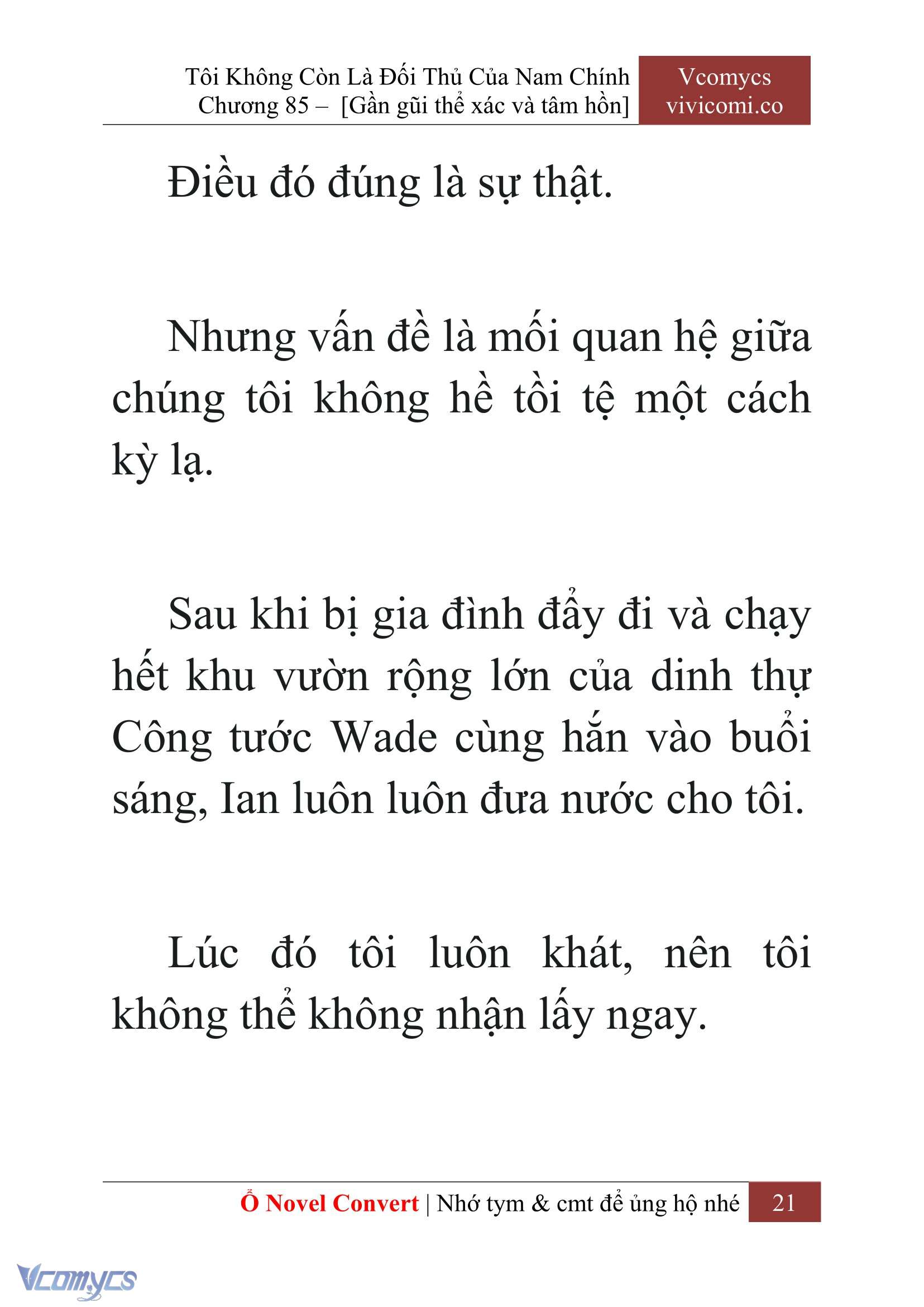 [Novel] Tôi Không Còn Là Đối Thủ Của Nam Chính Chapter  85 - 23