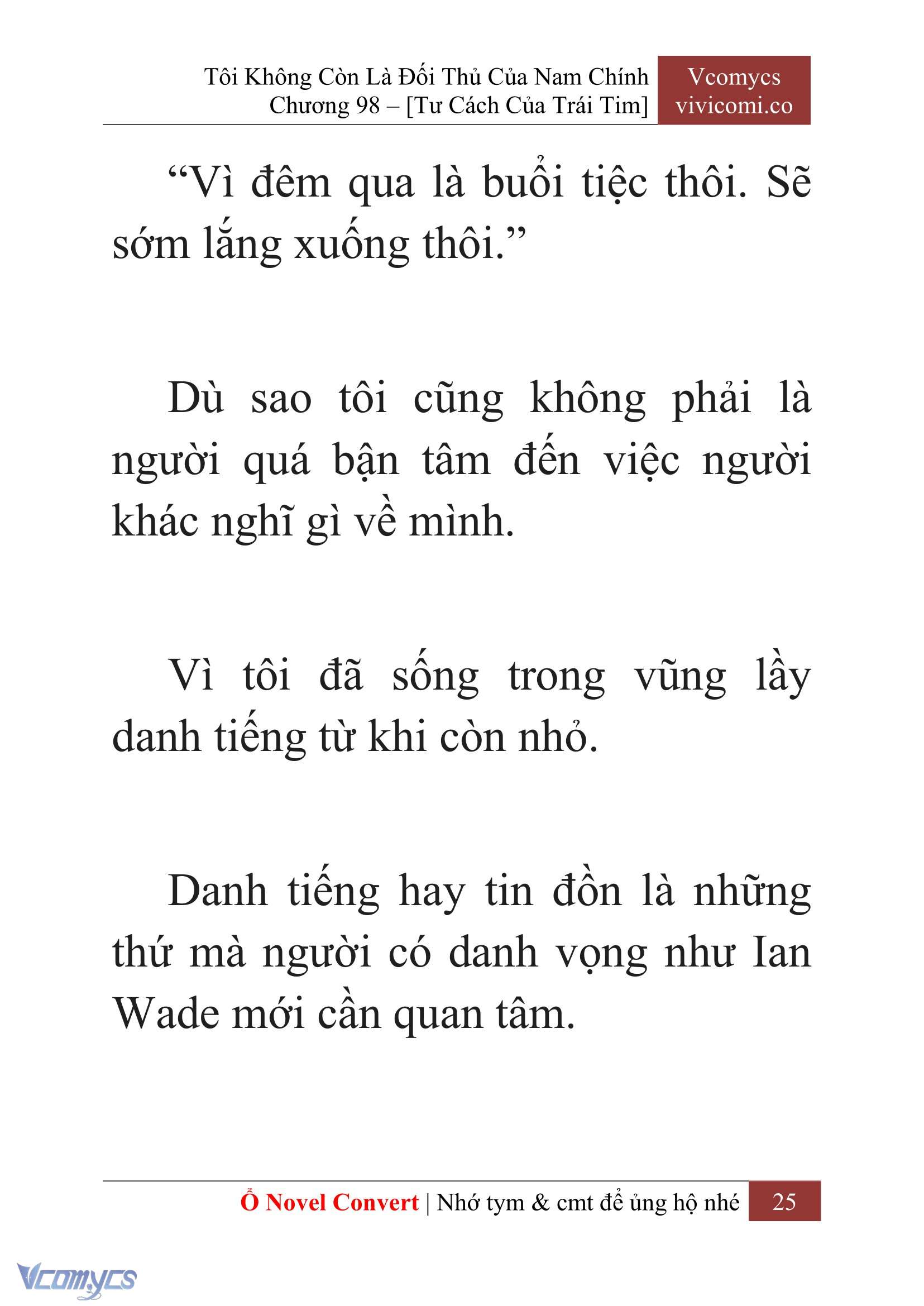 [Novel] Tôi Không Còn Là Đối Thủ Của Nam Chính Chapter  98 - 27
