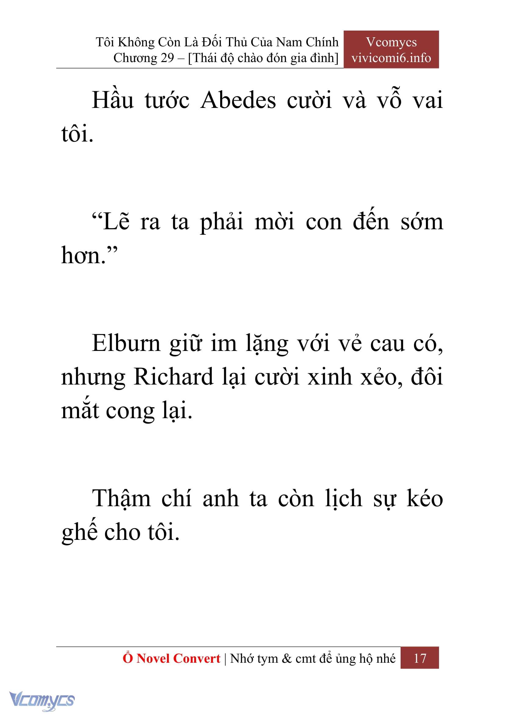 [Novel] Tôi Không Còn Là Đối Thủ Của Nam Chính Chapter  29 - 19