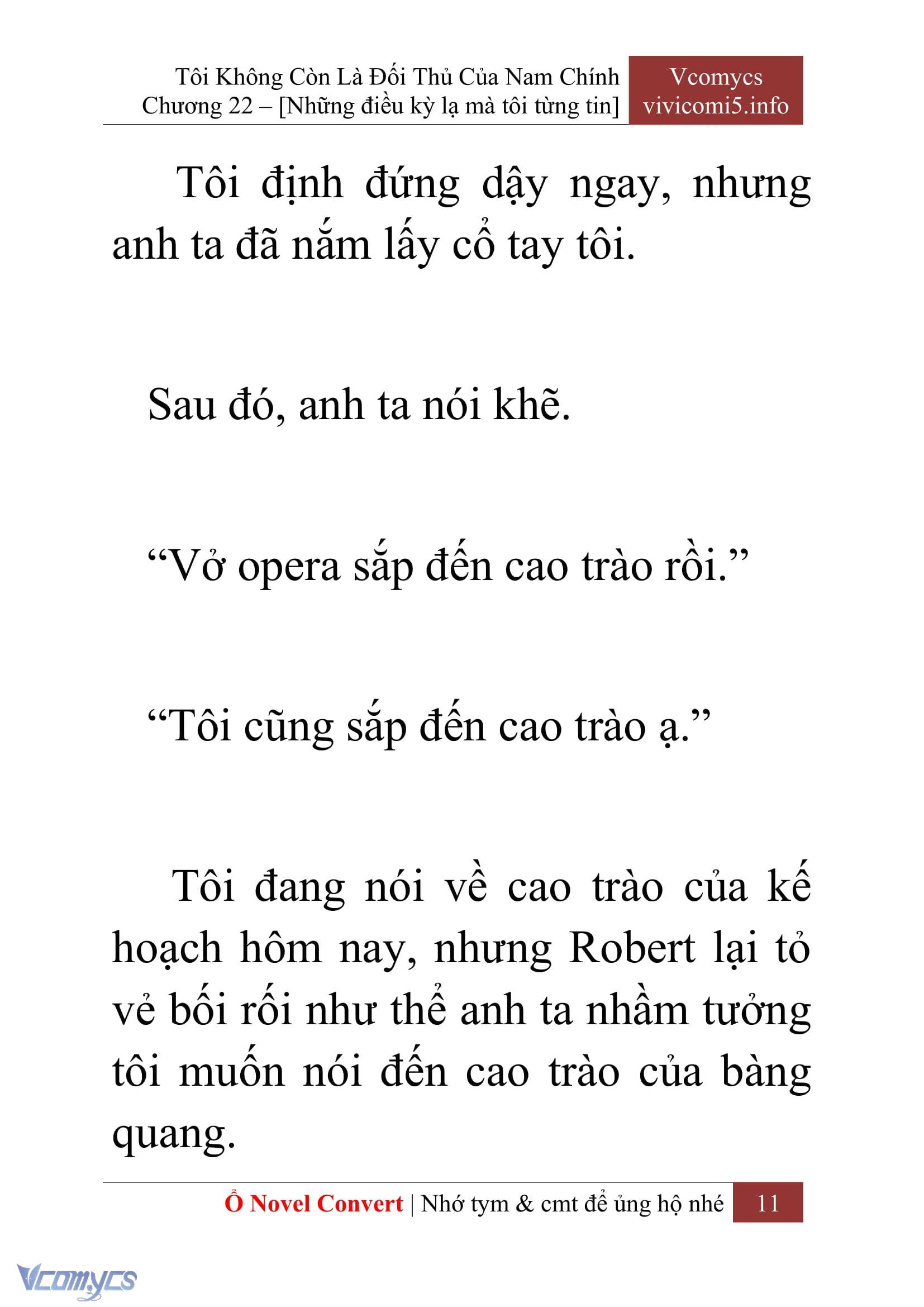 [Novel] Tôi Không Còn Là Đối Thủ Của Nam Chính Chapter  22 - 13