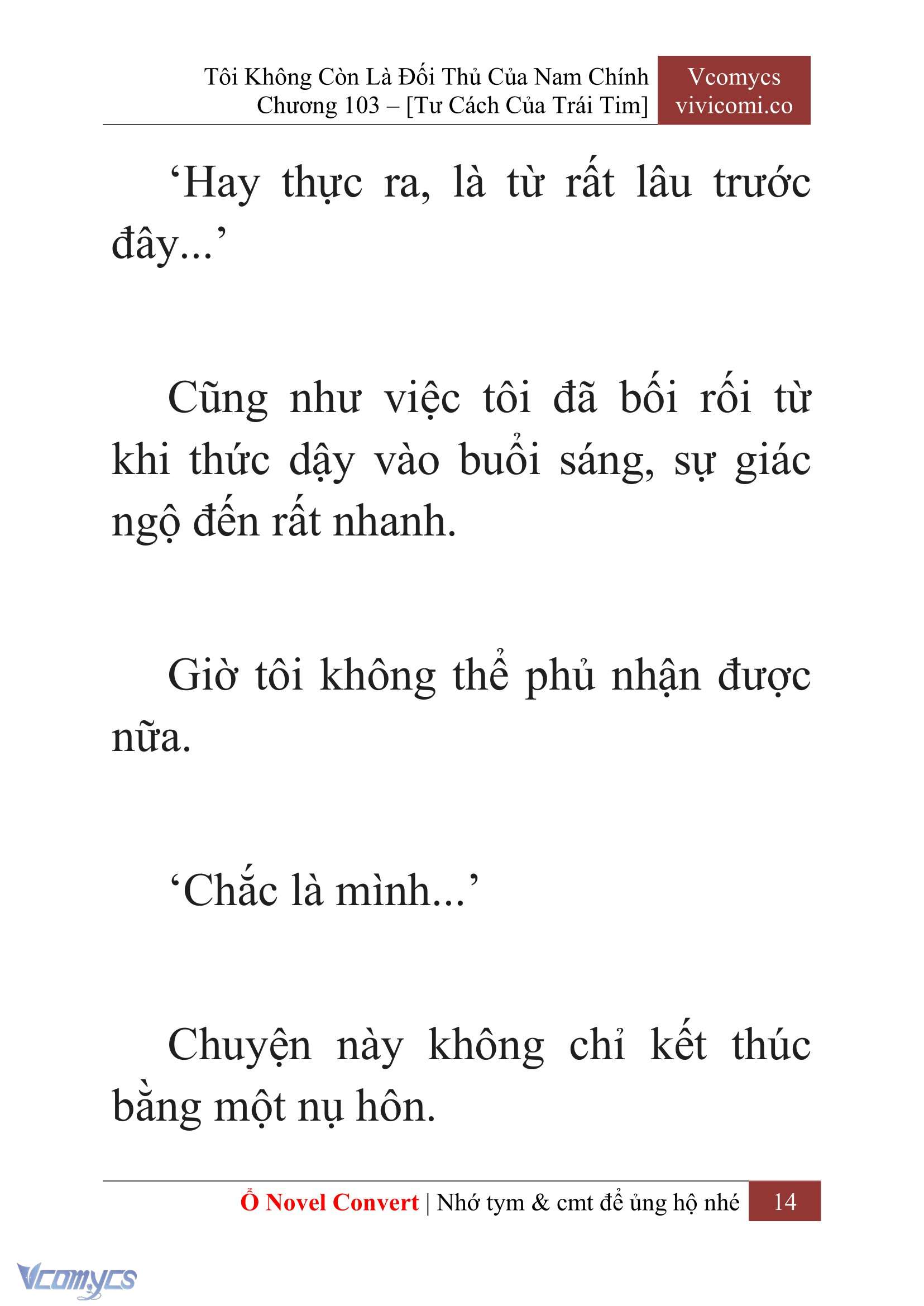 [Novel] Tôi Không Còn Là Đối Thủ Của Nam Chính Chapter  103 - 16