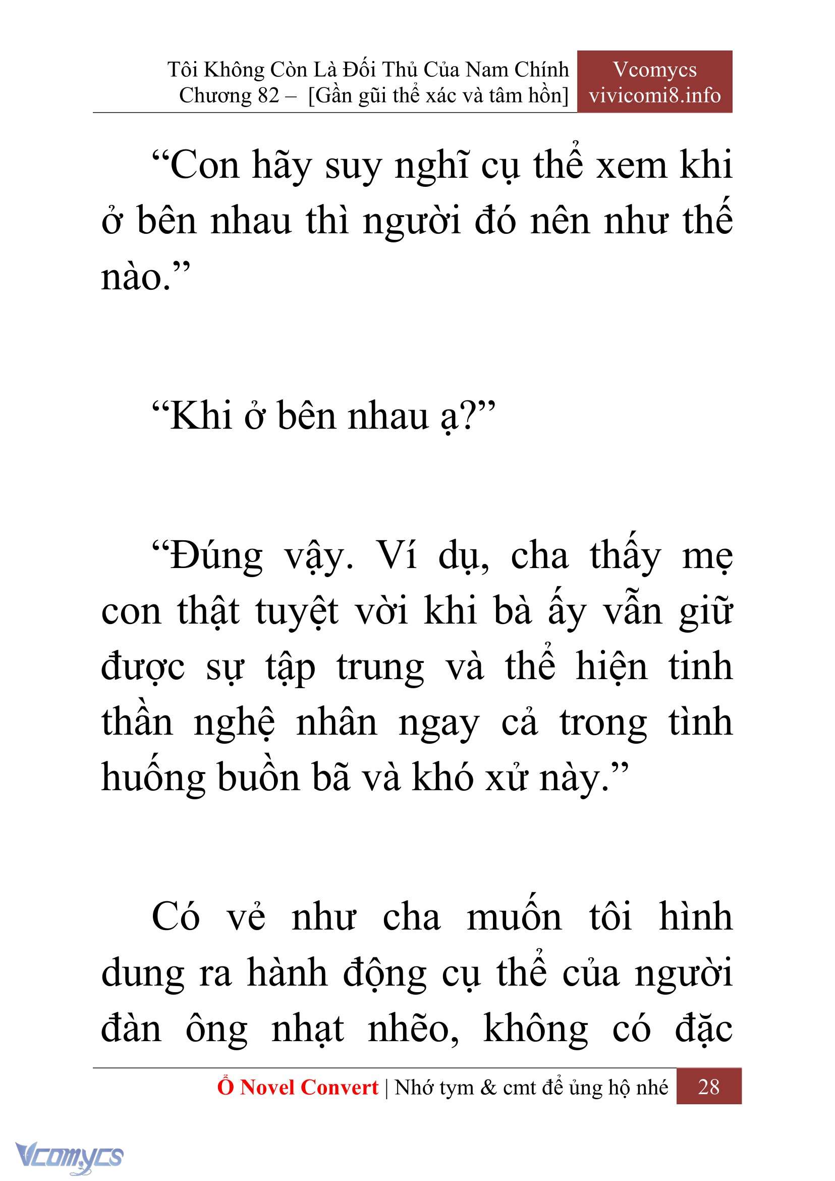 [Novel] Tôi Không Còn Là Đối Thủ Của Nam Chính Chapter  82 - 30