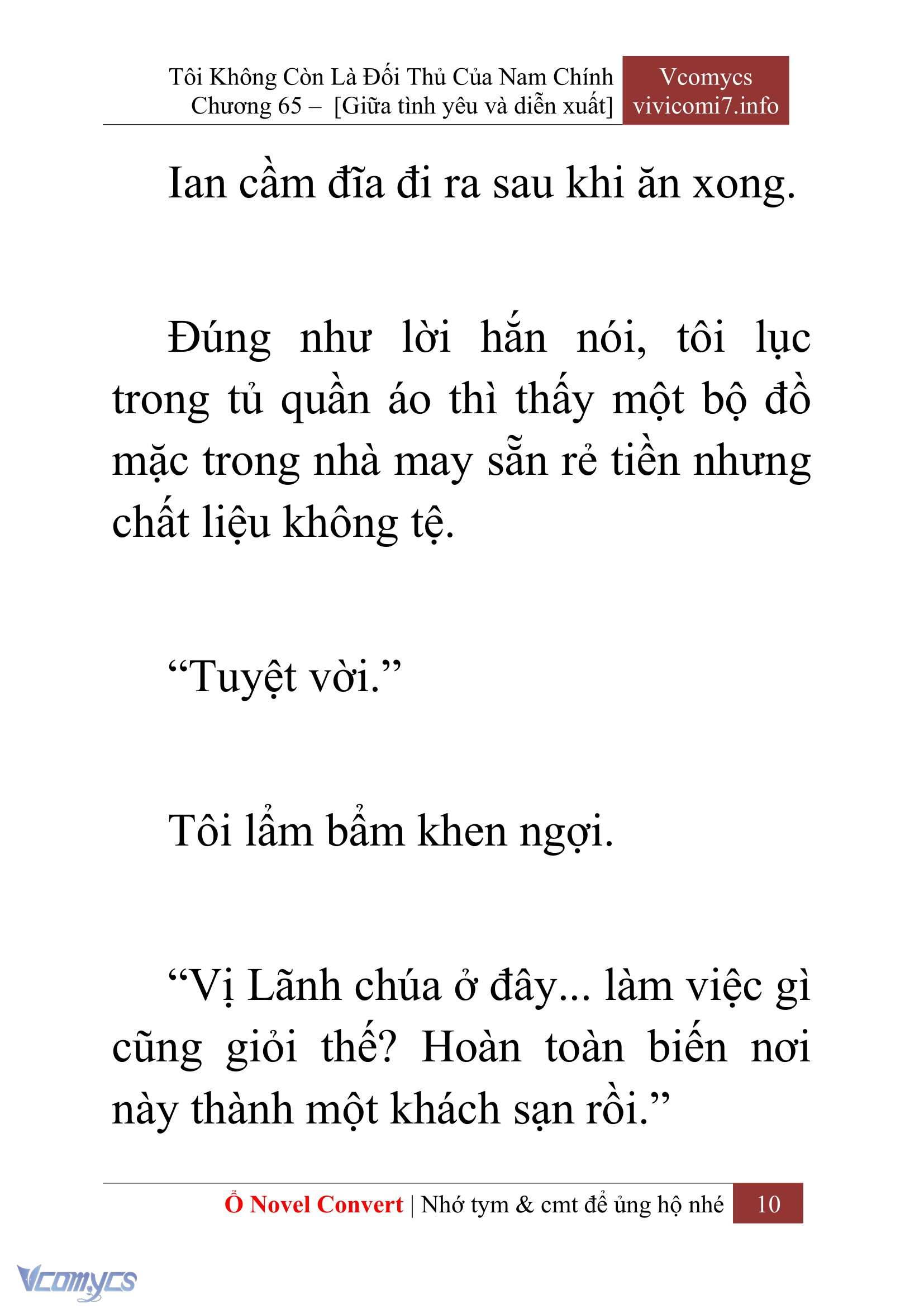 [Novel] Tôi Không Còn Là Đối Thủ Của Nam Chính Chapter  65 - 12