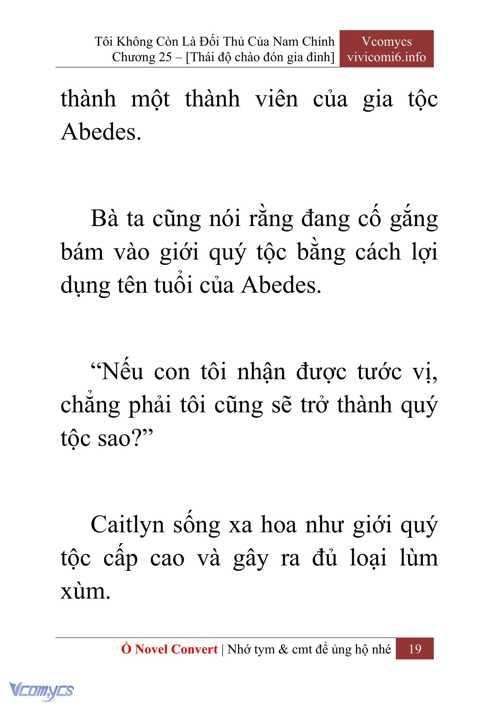 [Novel] Tôi Không Còn Là Đối Thủ Của Nam Chính Chapter  25 - 21