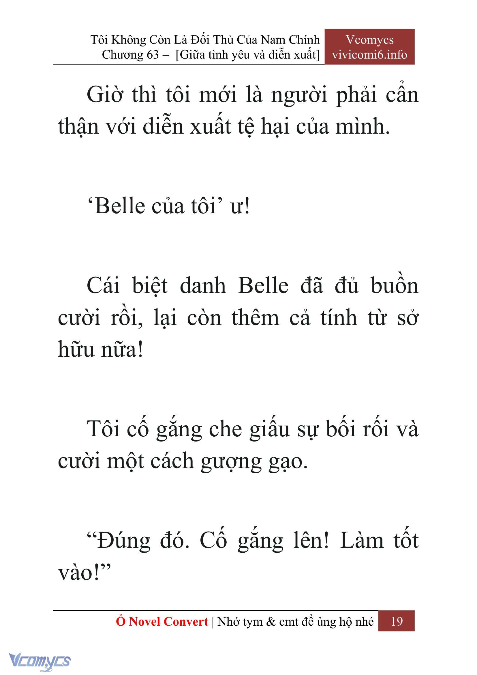 [Novel] Tôi Không Còn Là Đối Thủ Của Nam Chính Chapter  63 - 21