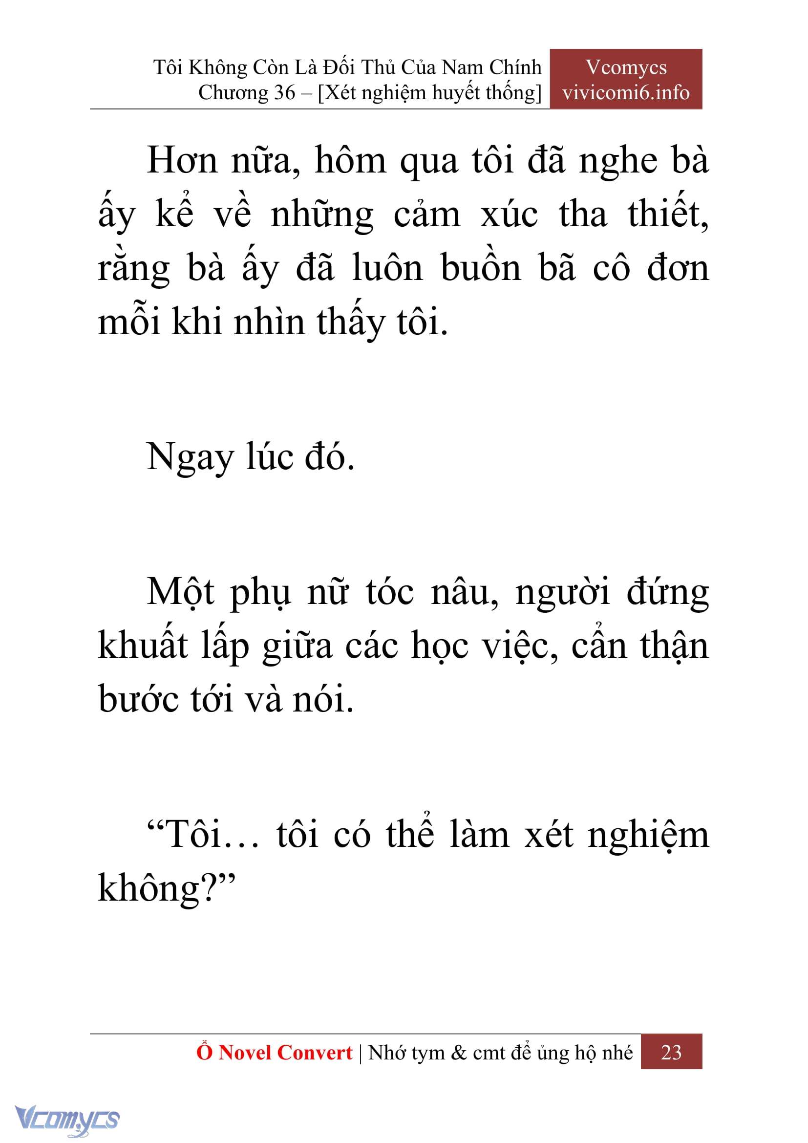 [Novel] Tôi Không Còn Là Đối Thủ Của Nam Chính Chapter  36 - 25