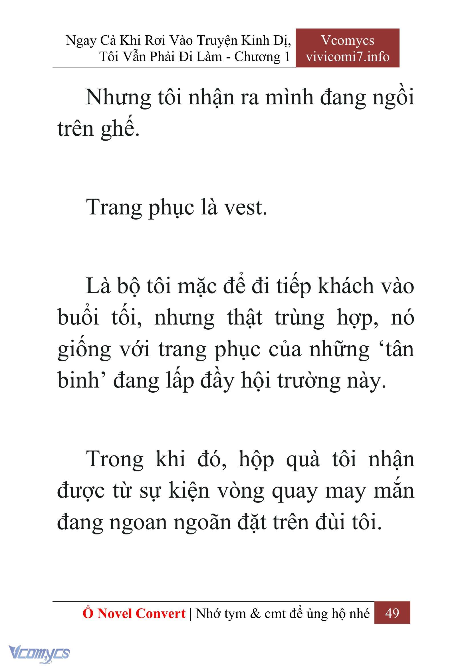 [Novel] Ngay Cả Khi Rơi Vào Truyện Kinh Dị, Tôi Vẫn Phải Đi Làm Chapter  1 - 51