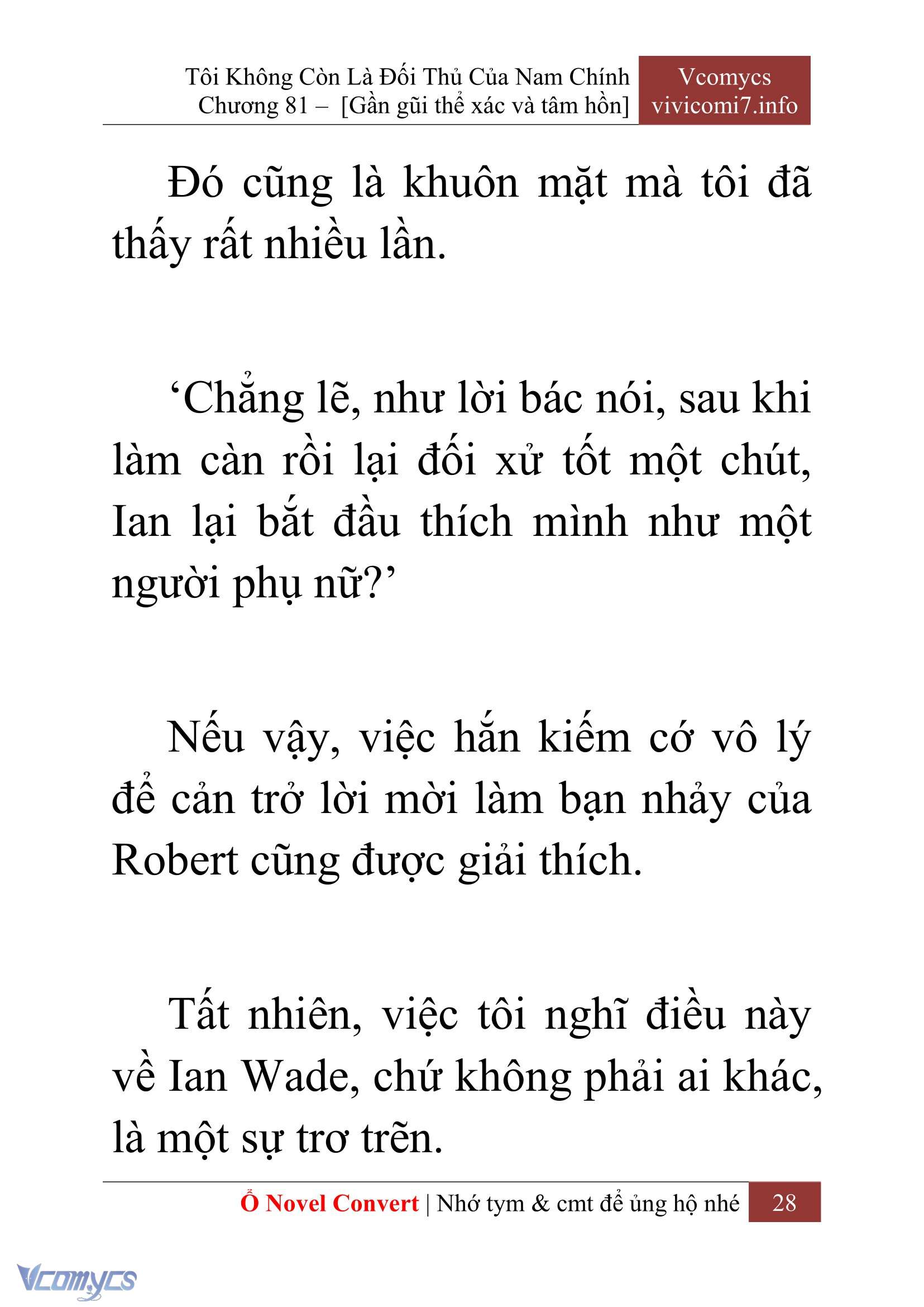 [Novel] Tôi Không Còn Là Đối Thủ Của Nam Chính Chapter  81 - 30