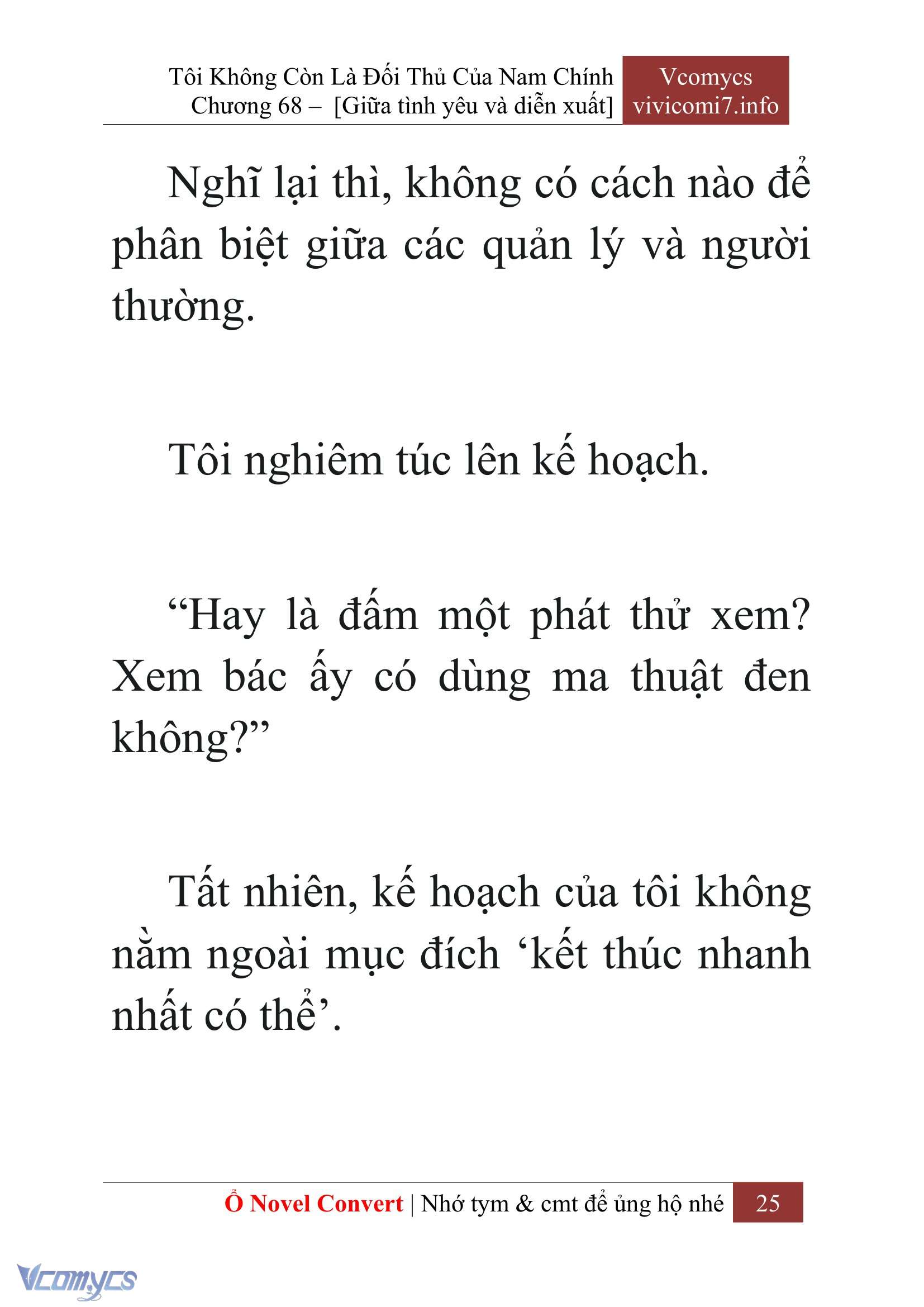 [Novel] Tôi Không Còn Là Đối Thủ Của Nam Chính Chapter  68 - 27