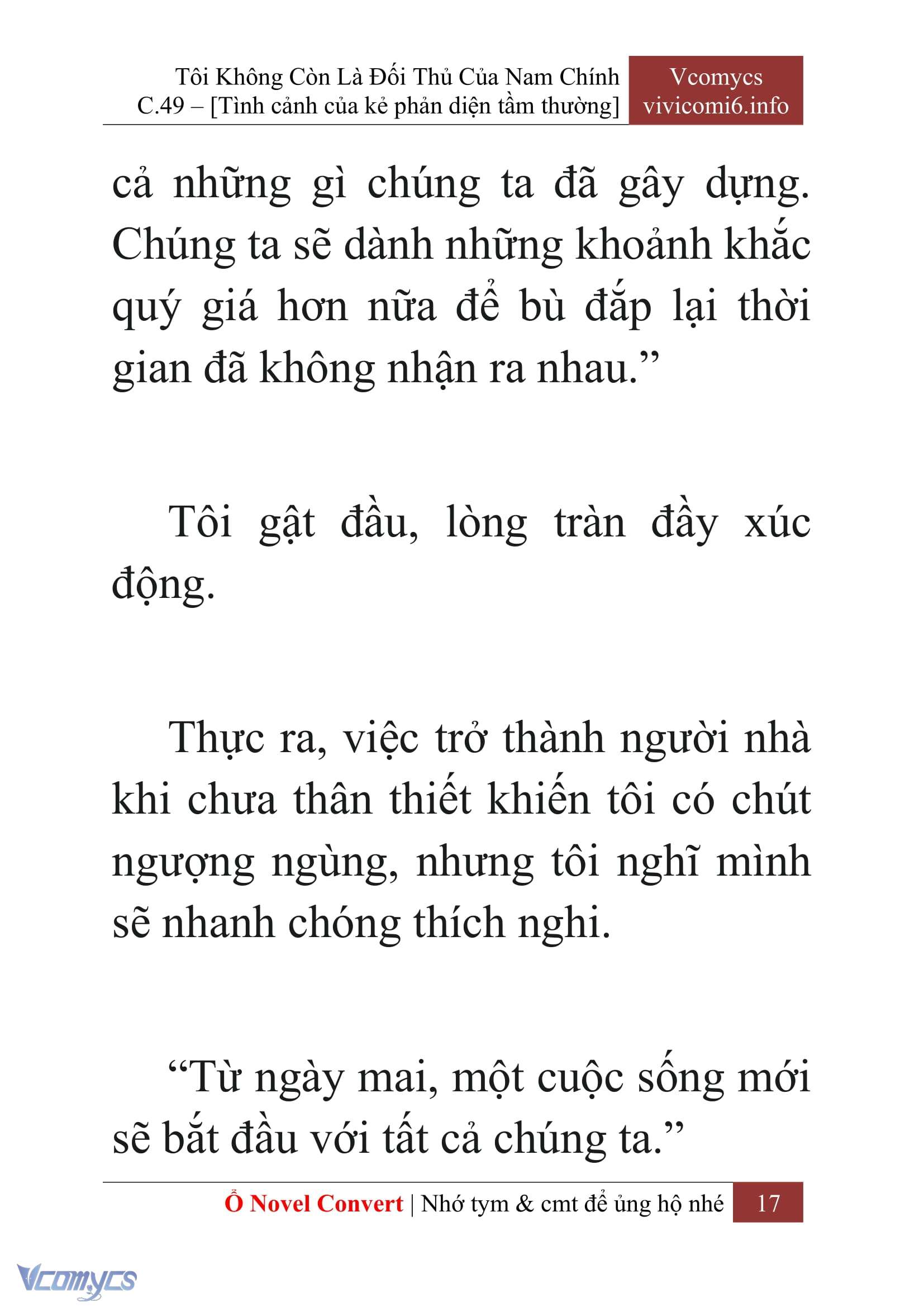[Novel] Tôi Không Còn Là Đối Thủ Của Nam Chính Chapter  49 - 19