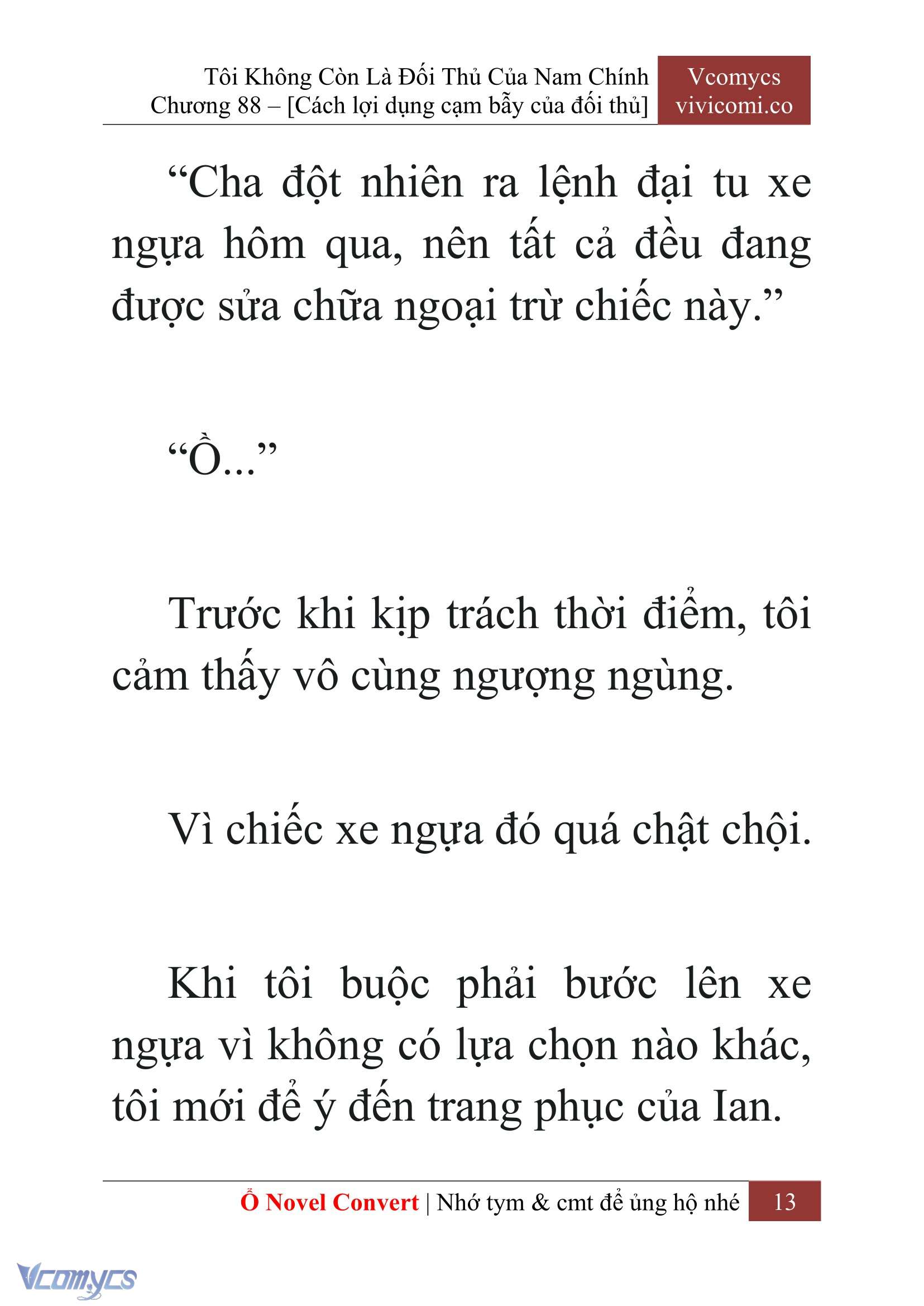 [Novel] Tôi Không Còn Là Đối Thủ Của Nam Chính Chapter  88 - 15