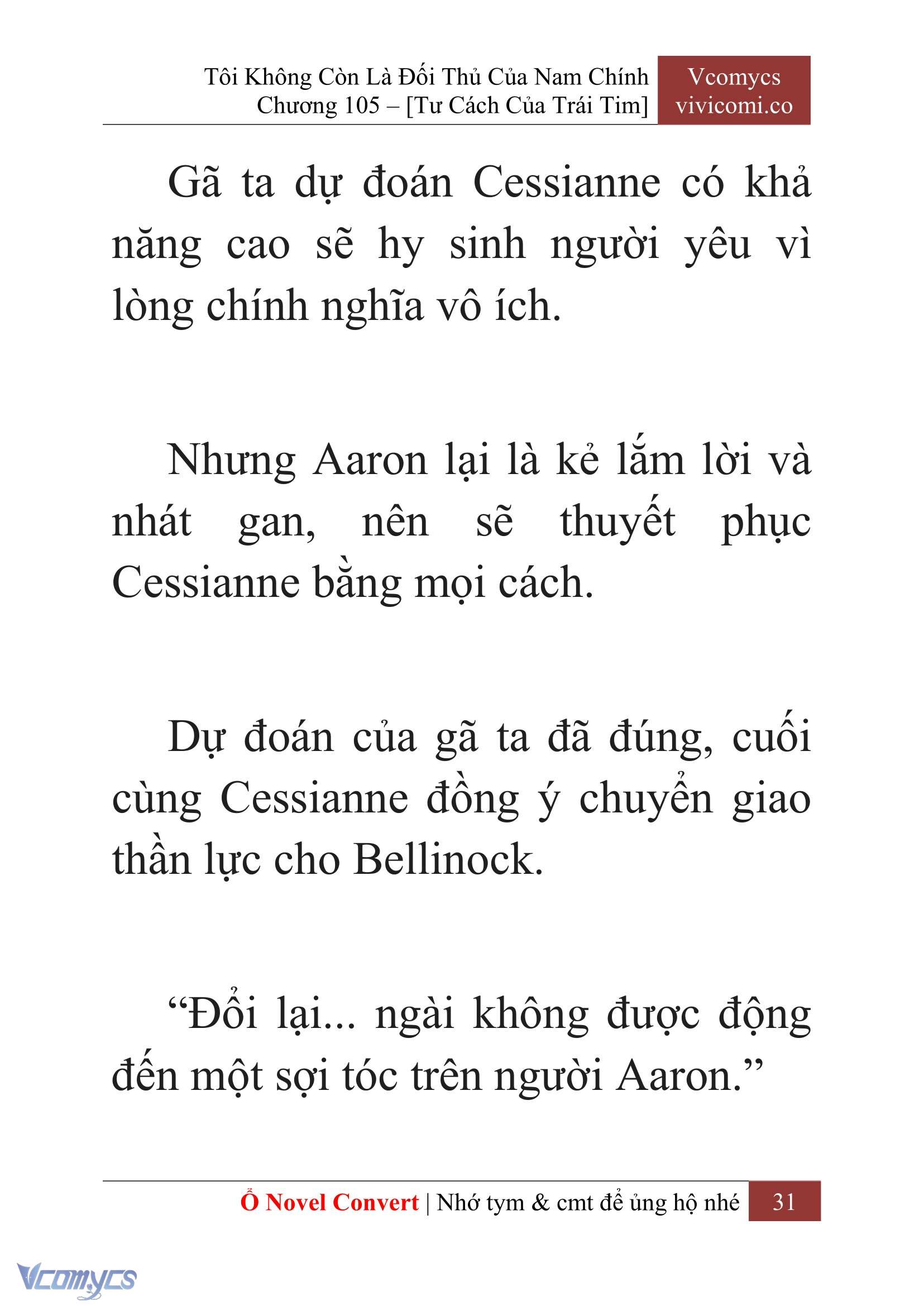 [Novel] Tôi Không Còn Là Đối Thủ Của Nam Chính Chapter  105 - 33