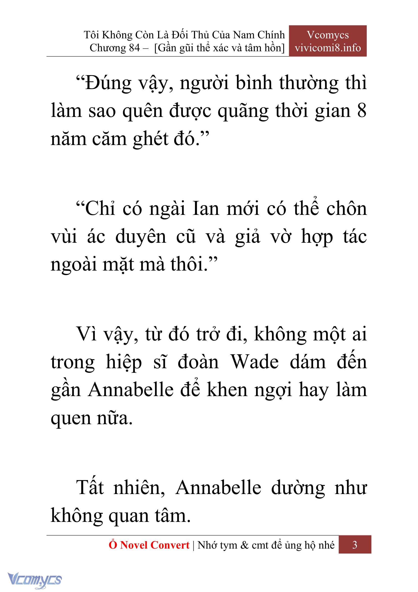 [Novel] Tôi Không Còn Là Đối Thủ Của Nam Chính Chapter  84 - 5
