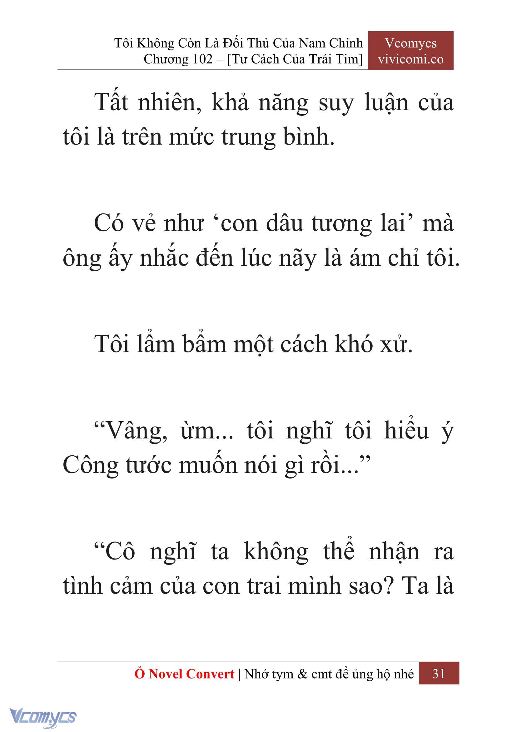 [Novel] Tôi Không Còn Là Đối Thủ Của Nam Chính Chapter  102 - 33
