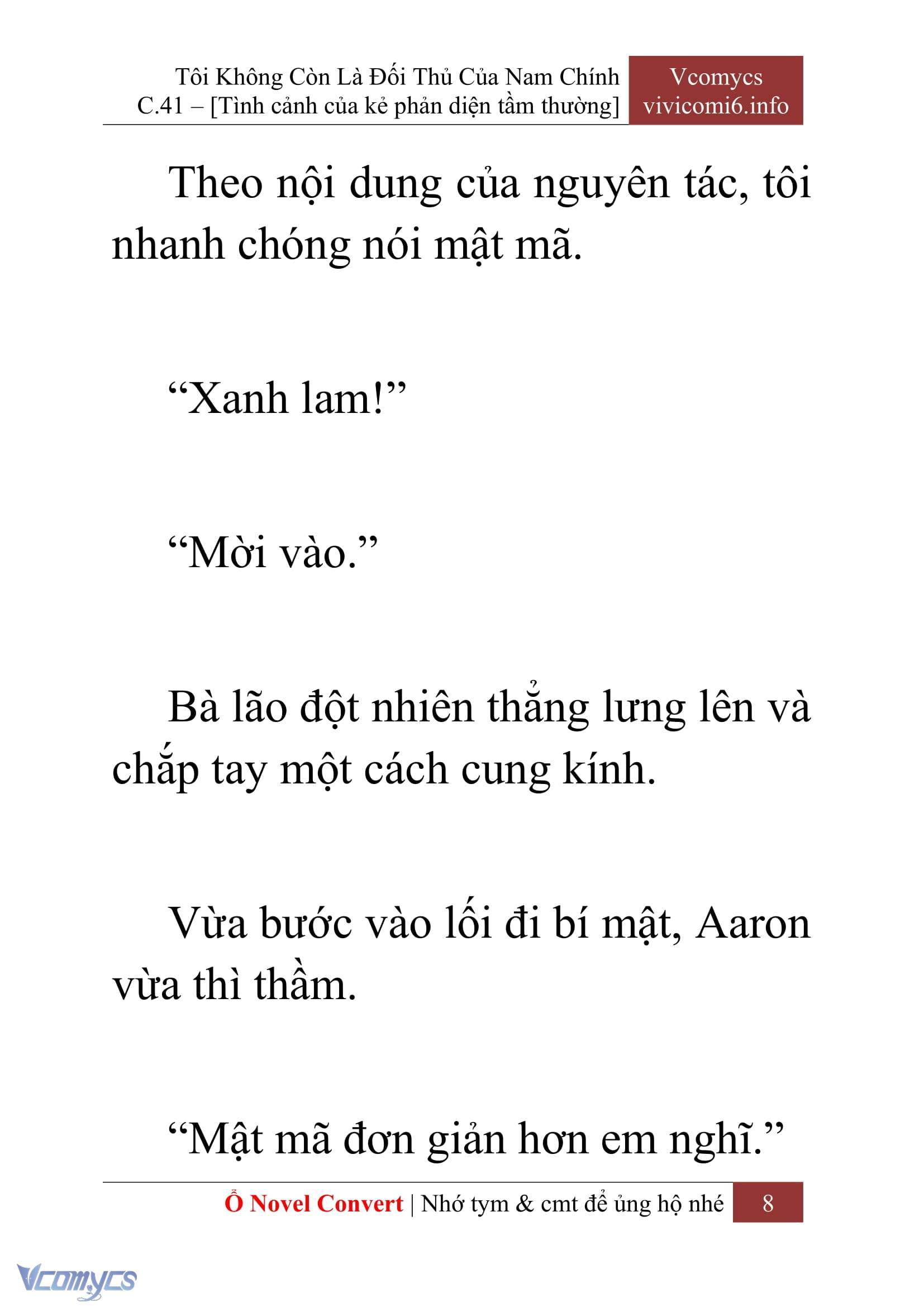 [Novel] Tôi Không Còn Là Đối Thủ Của Nam Chính Chapter  41 - 10