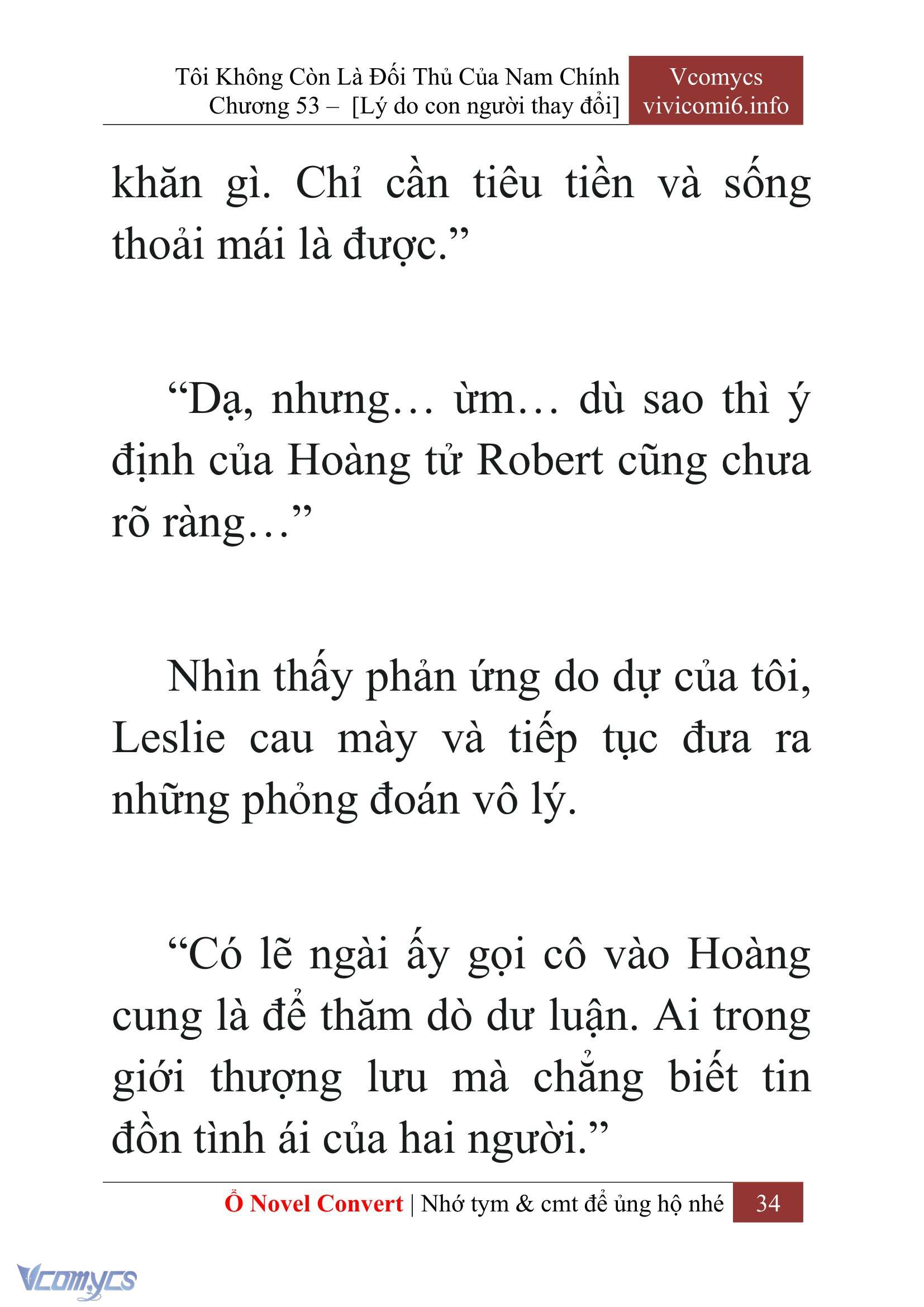 [Novel] Tôi Không Còn Là Đối Thủ Của Nam Chính Chapter  53 - 36