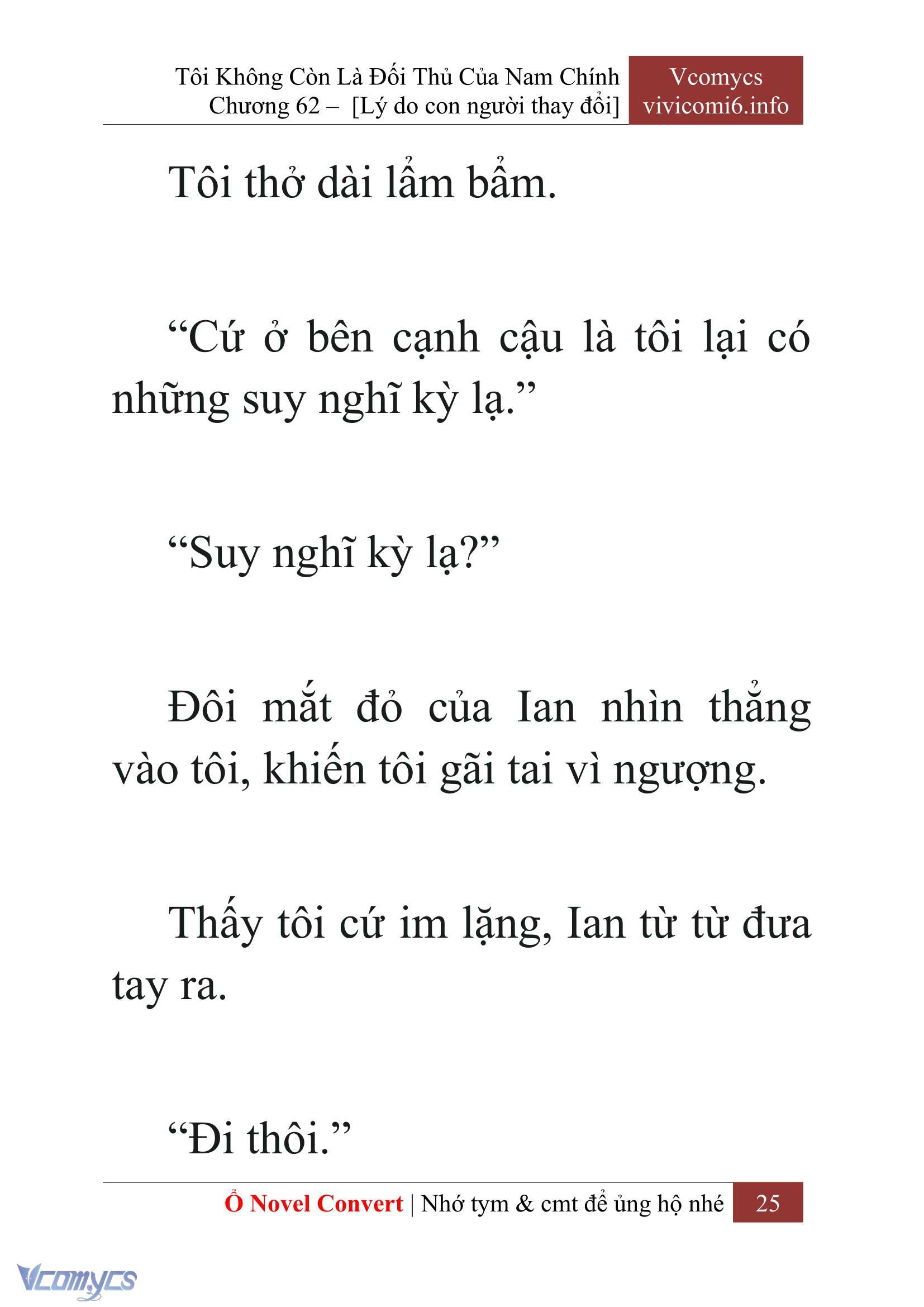 [Novel] Tôi Không Còn Là Đối Thủ Của Nam Chính Chapter  62 - 27