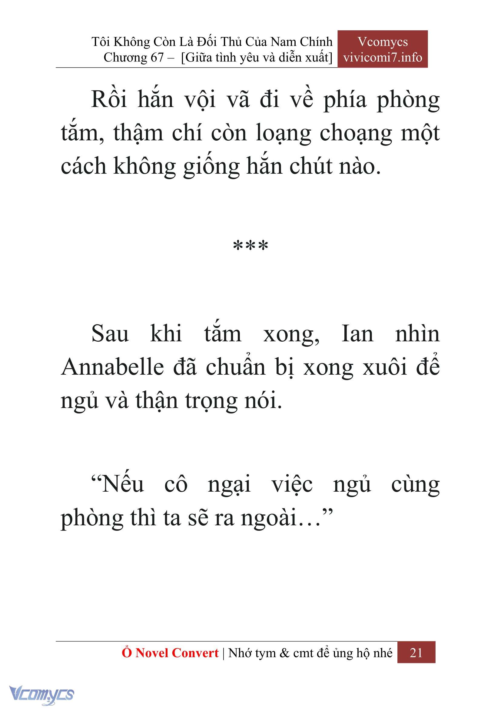 [Novel] Tôi Không Còn Là Đối Thủ Của Nam Chính Chapter  67 - 23