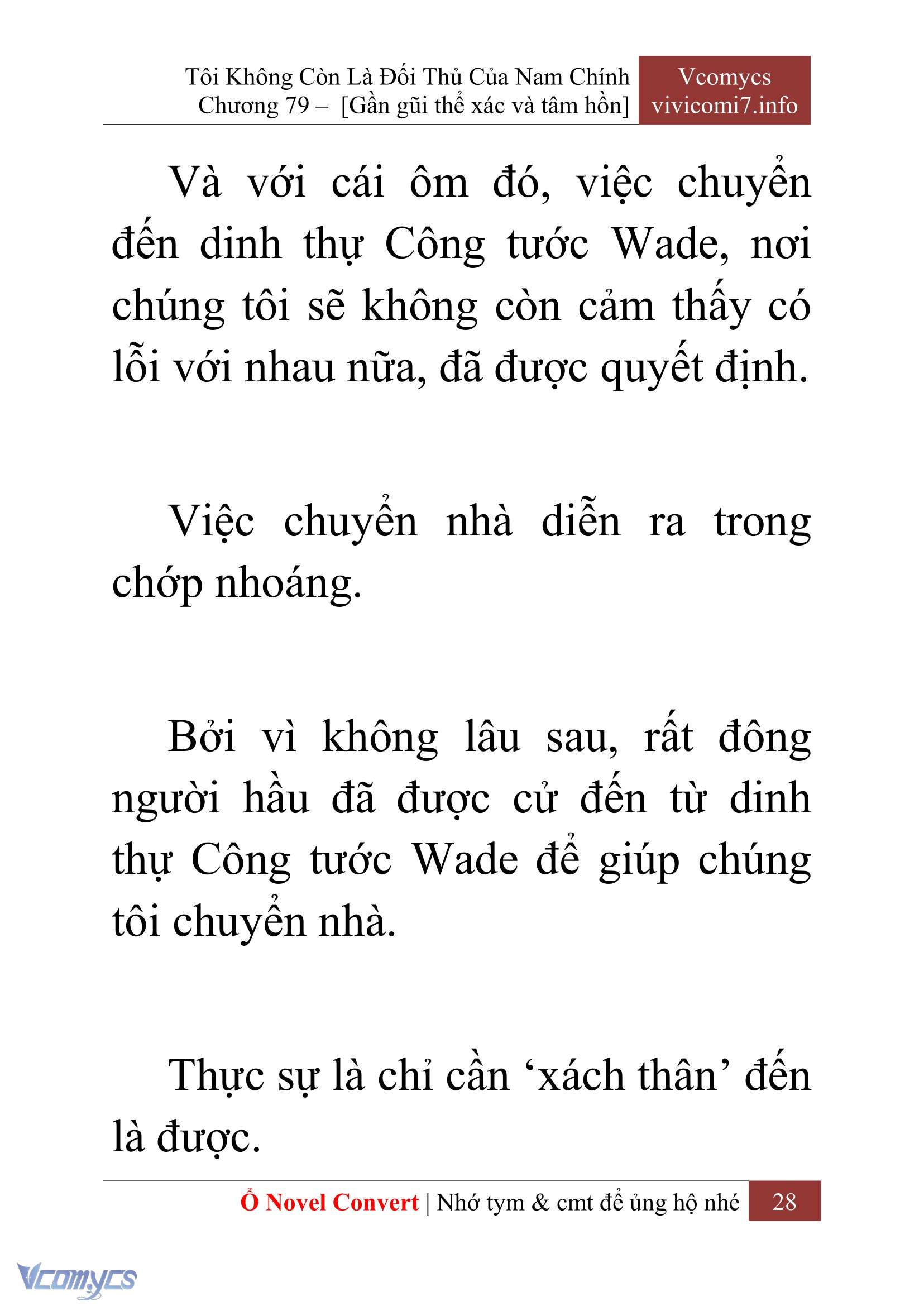 [Novel] Tôi Không Còn Là Đối Thủ Của Nam Chính Chapter  79 - 30