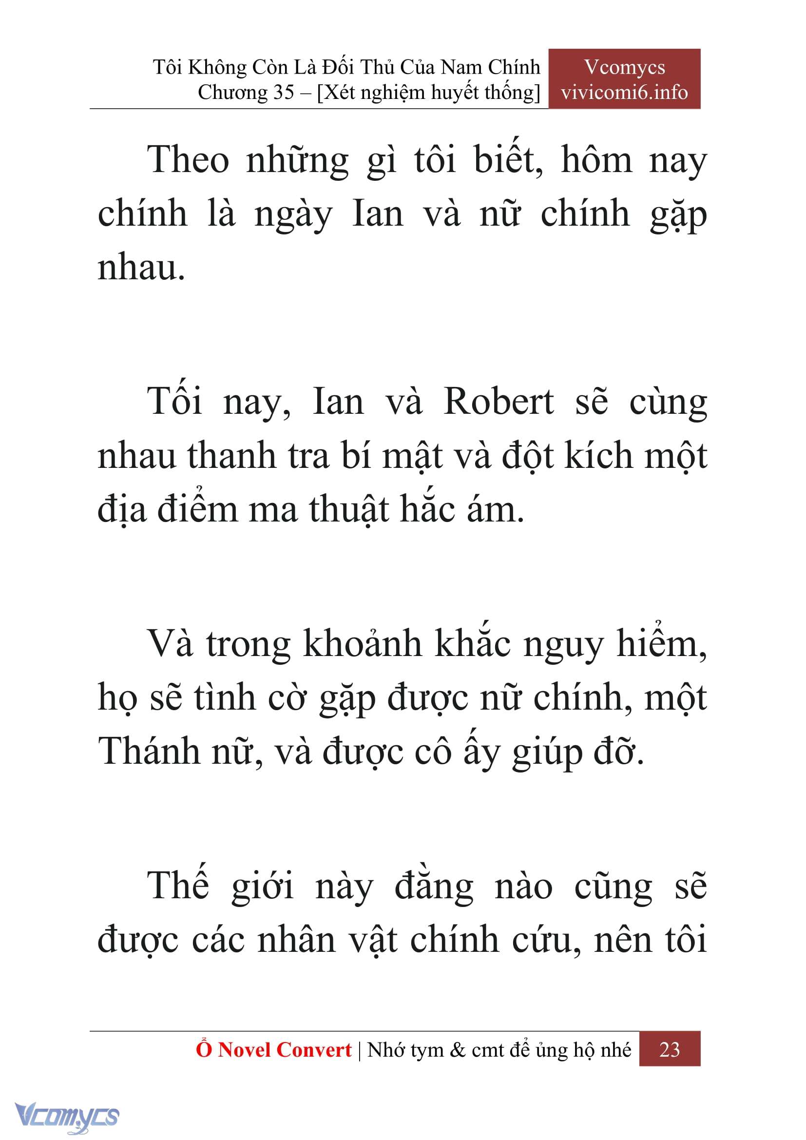 [Novel] Tôi Không Còn Là Đối Thủ Của Nam Chính Chapter  35 - 25