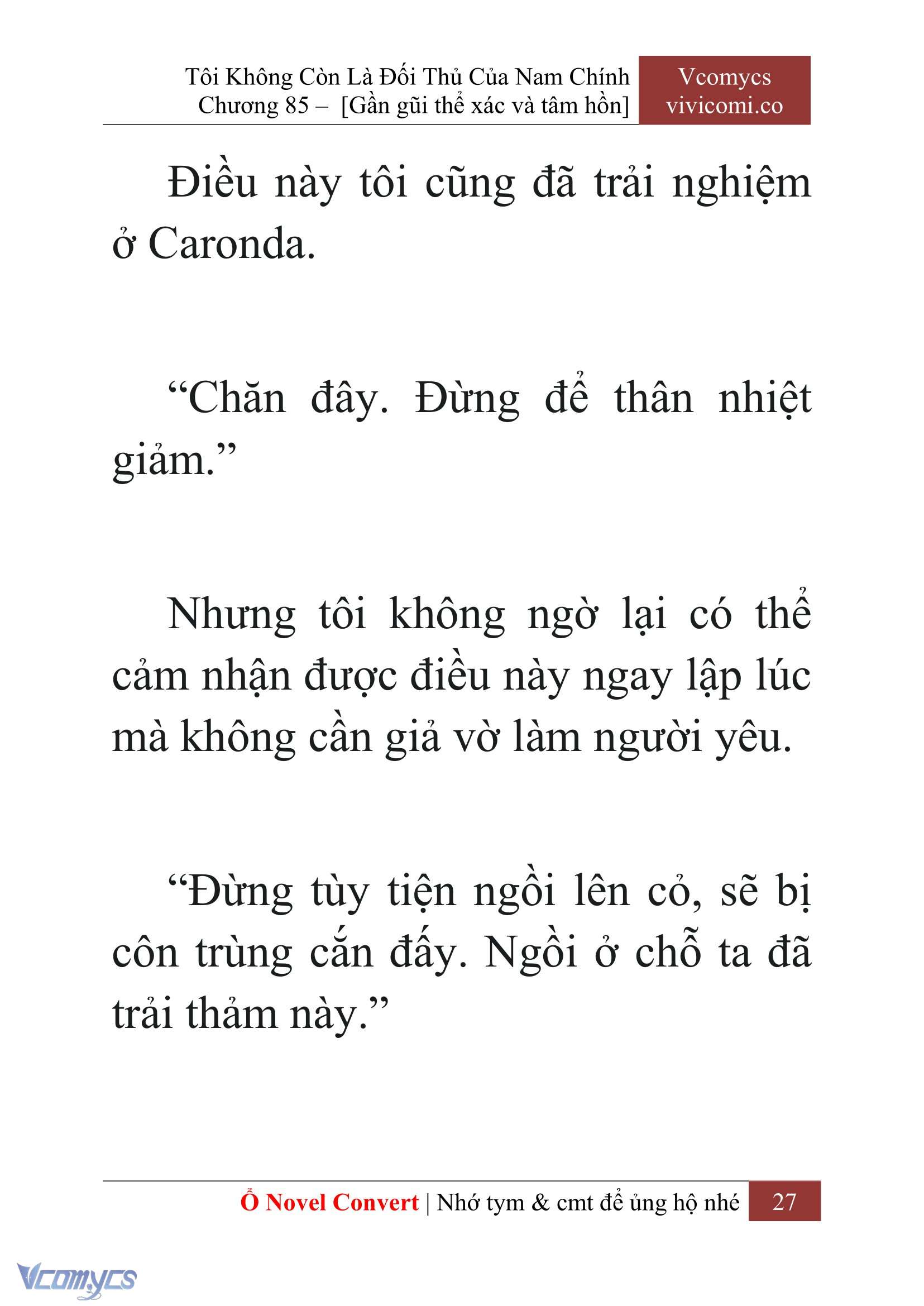 [Novel] Tôi Không Còn Là Đối Thủ Của Nam Chính Chapter  85 - 29