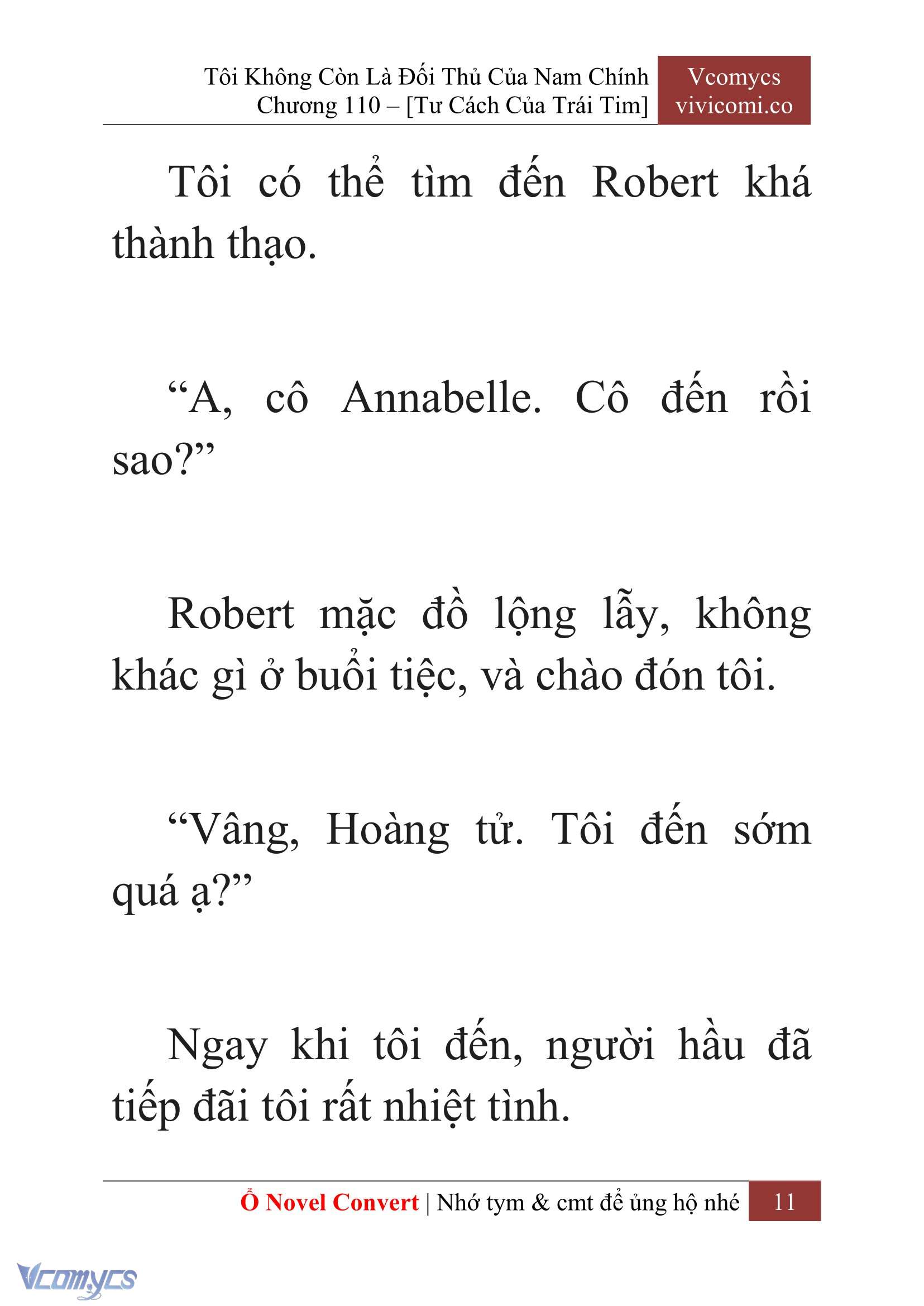 [Novel] Tôi Không Còn Là Đối Thủ Của Nam Chính Chapter  110 - 13
