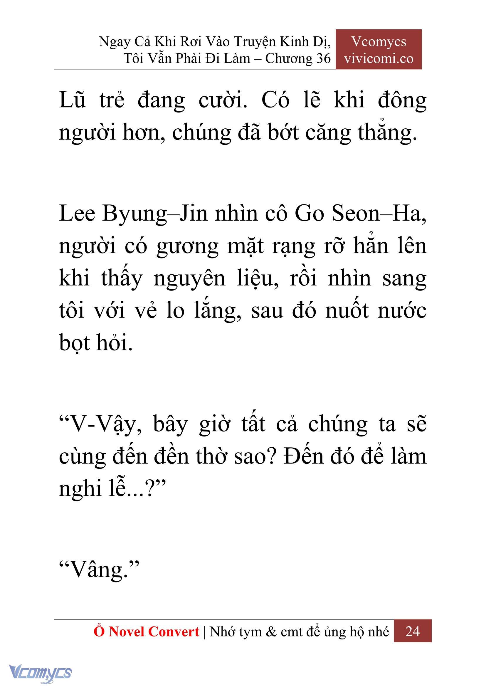 [Novel] Ngay Cả Khi Rơi Vào Truyện Kinh Dị, Tôi Vẫn Phải Đi Làm Chapter  36 - 26