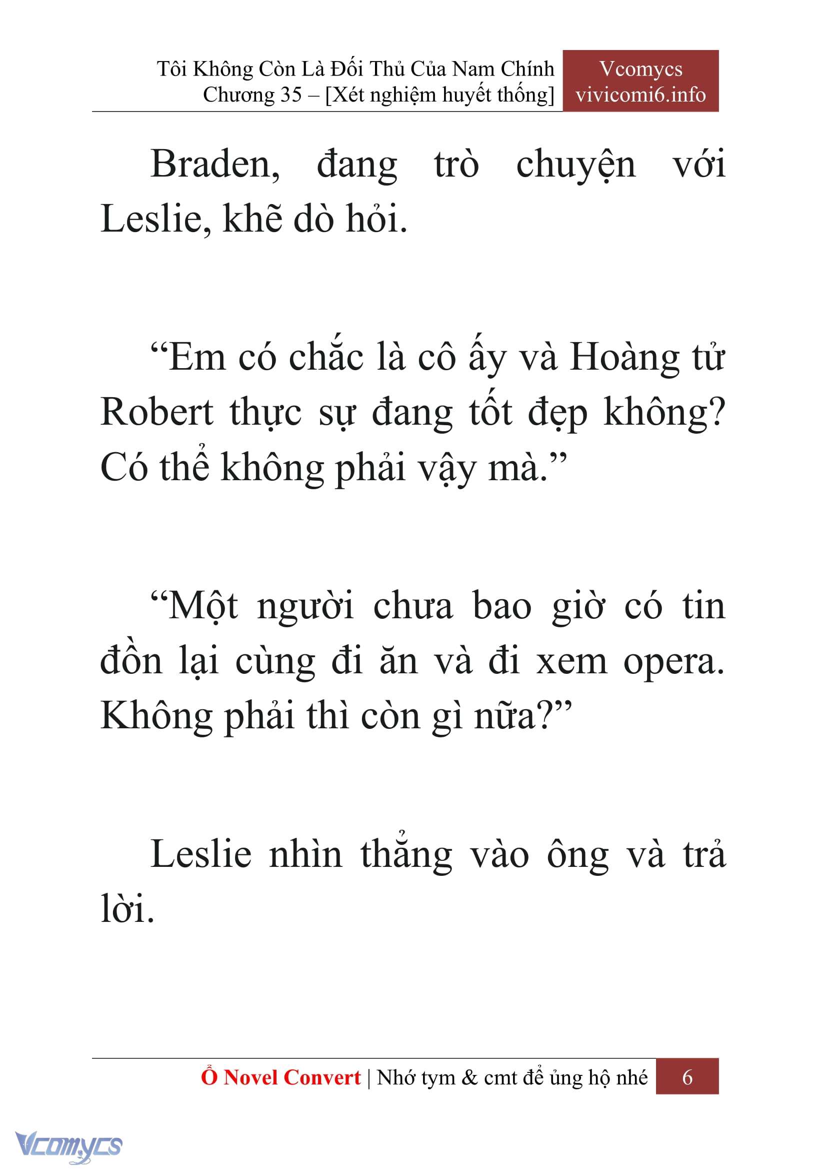 [Novel] Tôi Không Còn Là Đối Thủ Của Nam Chính Chapter  35 - 8