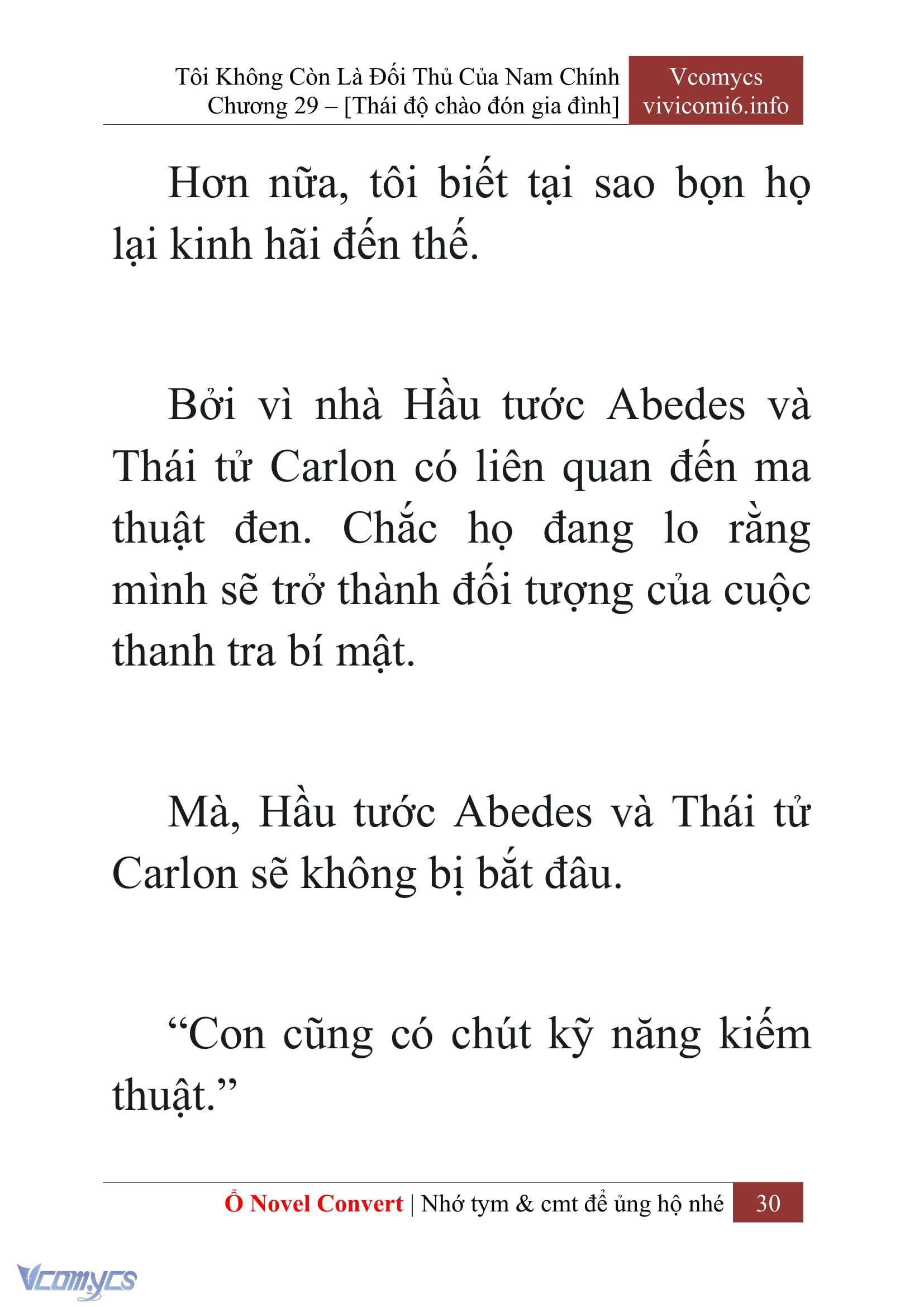 [Novel] Tôi Không Còn Là Đối Thủ Của Nam Chính Chapter  29 - 32