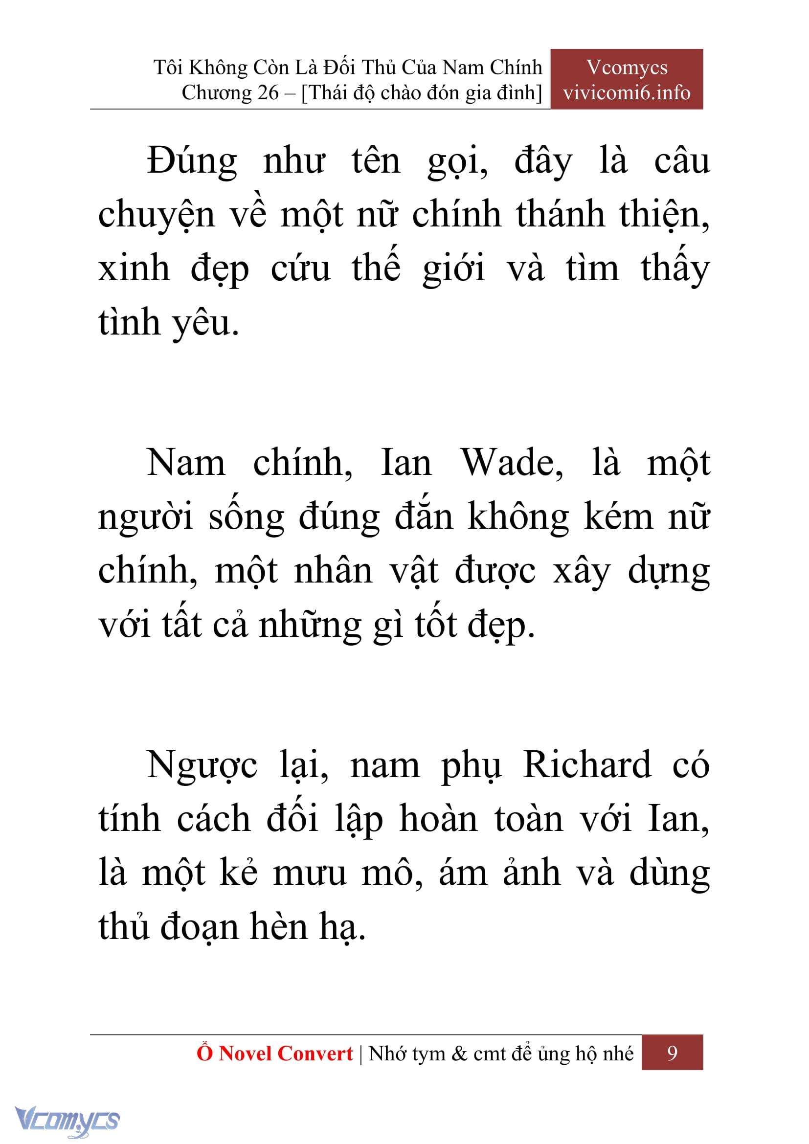 [Novel] Tôi Không Còn Là Đối Thủ Của Nam Chính Chapter  26 - 11