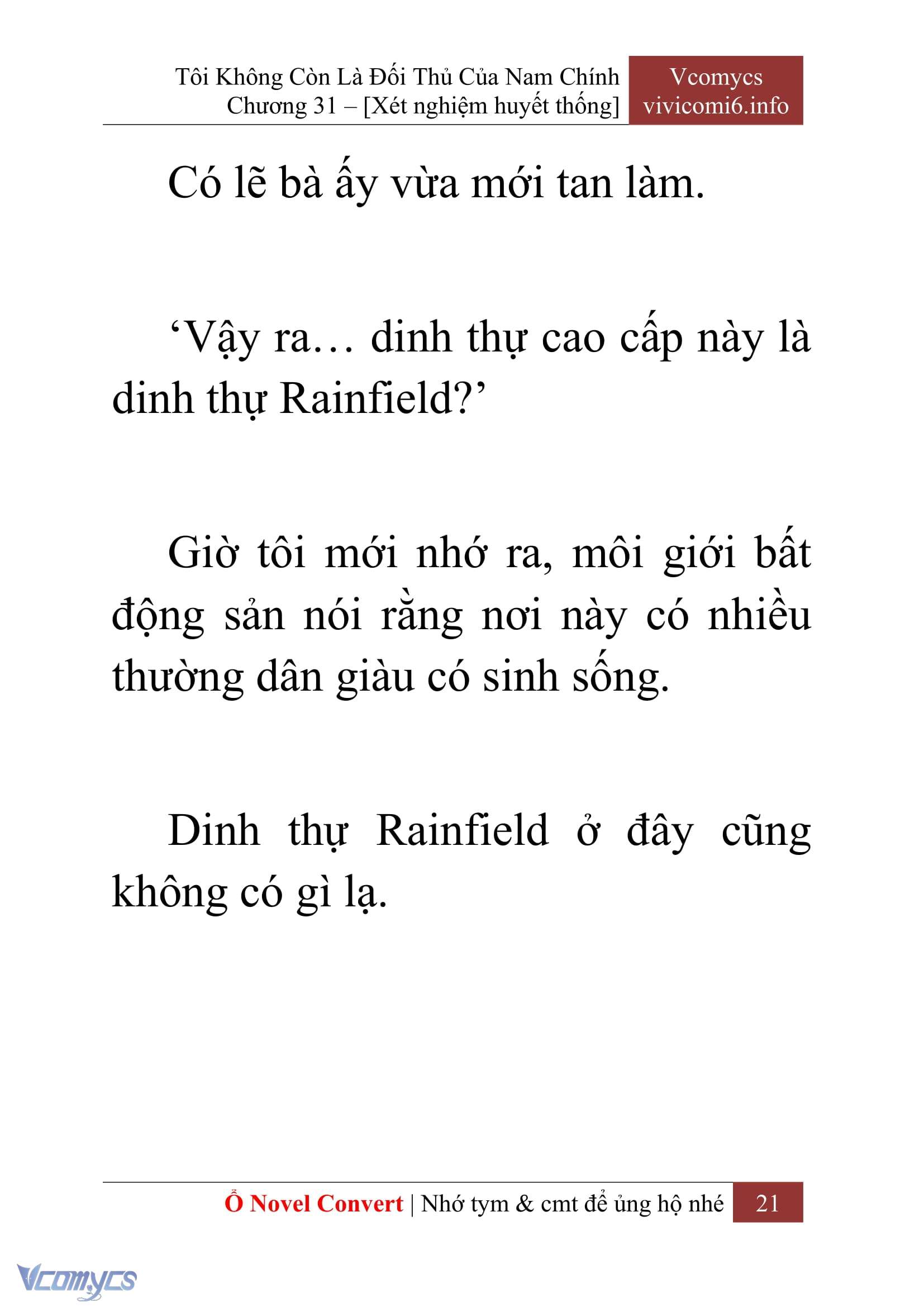 [Novel] Tôi Không Còn Là Đối Thủ Của Nam Chính Chapter  31 - 23